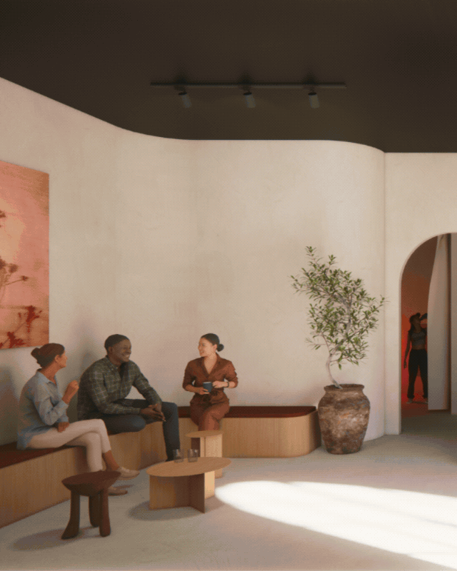 variety of pictures showing wellness community women tucson desert aesthetic