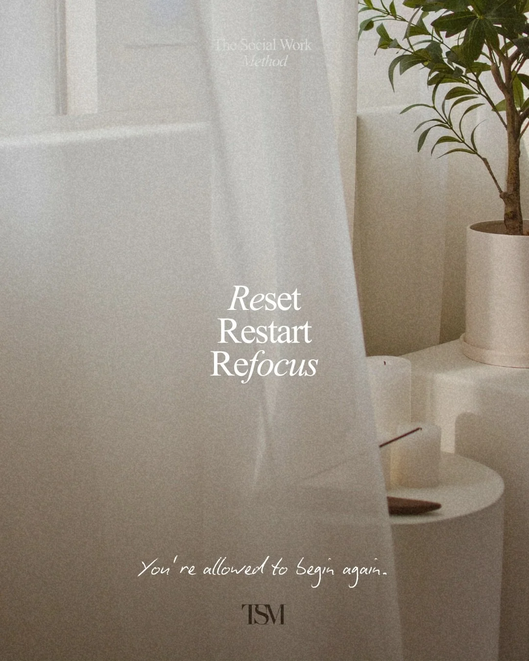 January is loud with restarts, resolutions, and urgency.
But in social work practice, there is no universal timeline.

You&rsquo;re allowed to reset slowly.
You&rsquo;re allowed to restart more than once.
You&rsquo;re allowed to refocus when your ene