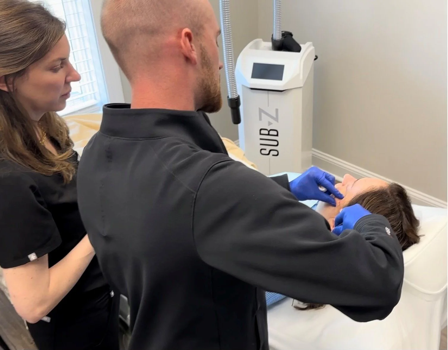 Lindsay Lyall working with Jordan White