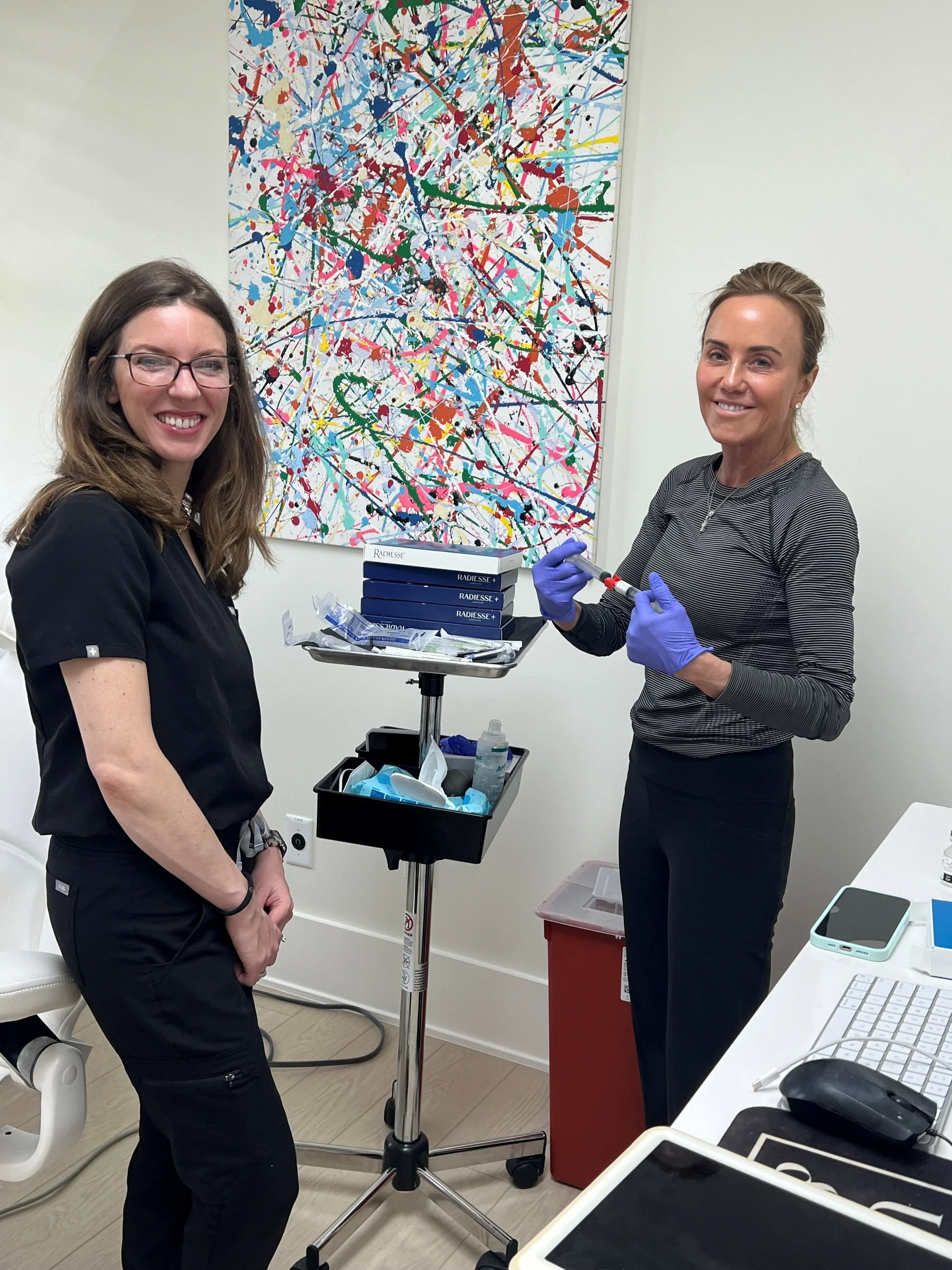 Lindsay Lyall and Aleta Sloan Training