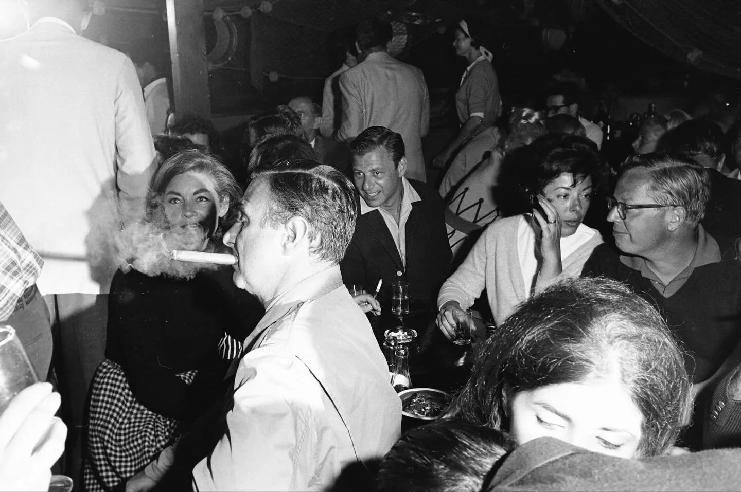 Parties galore - my dad didn&rsquo;t just take photos of beautiful friends, but in studying his images I&rsquo;ve started to see what an eye he had for composing a complex scene like a space in a bar or at a restaurant. One thing is for sure&hellip; 