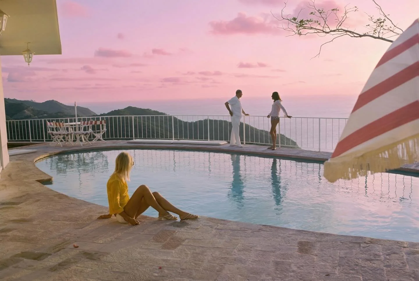 Frank Brandstetter, who transformed Las Brisas in Acapulco into a premier resort, looks over the bay at the home of a friend of Orator&rsquo;s at sunset. 

Prints available on our website www.oratorwoodward.com