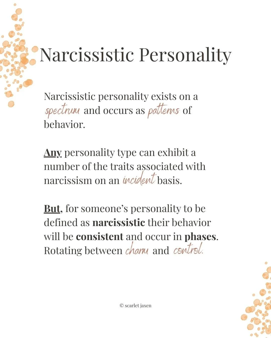 If you want help assessing the patterns in your relationship so you can determine whether the dynamic is likely to change you can use the link in my bio to set up a free 20-minute consultation. 

#narcissisticabuse #narcissism