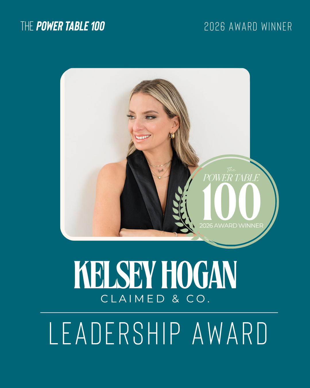 The Power Table 100 Awards 2026 Winner - Leadership
