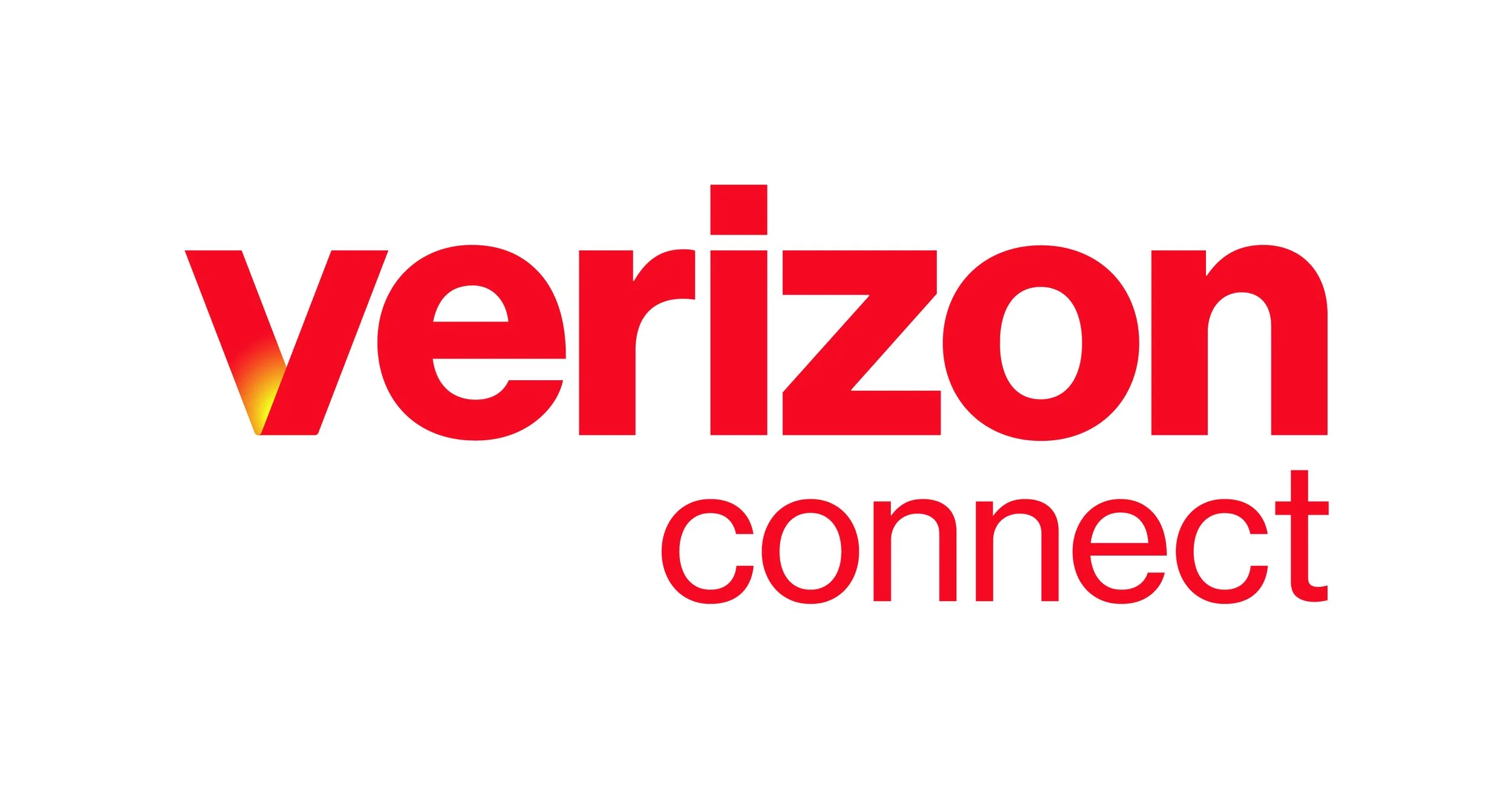 Vibrant Verizon Connect logo in red text with a gradient, on a white background.