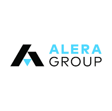 Alera Group logo with black and blue text