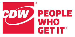 CDW logo with the slogan 'People Who Get It' in red and white.