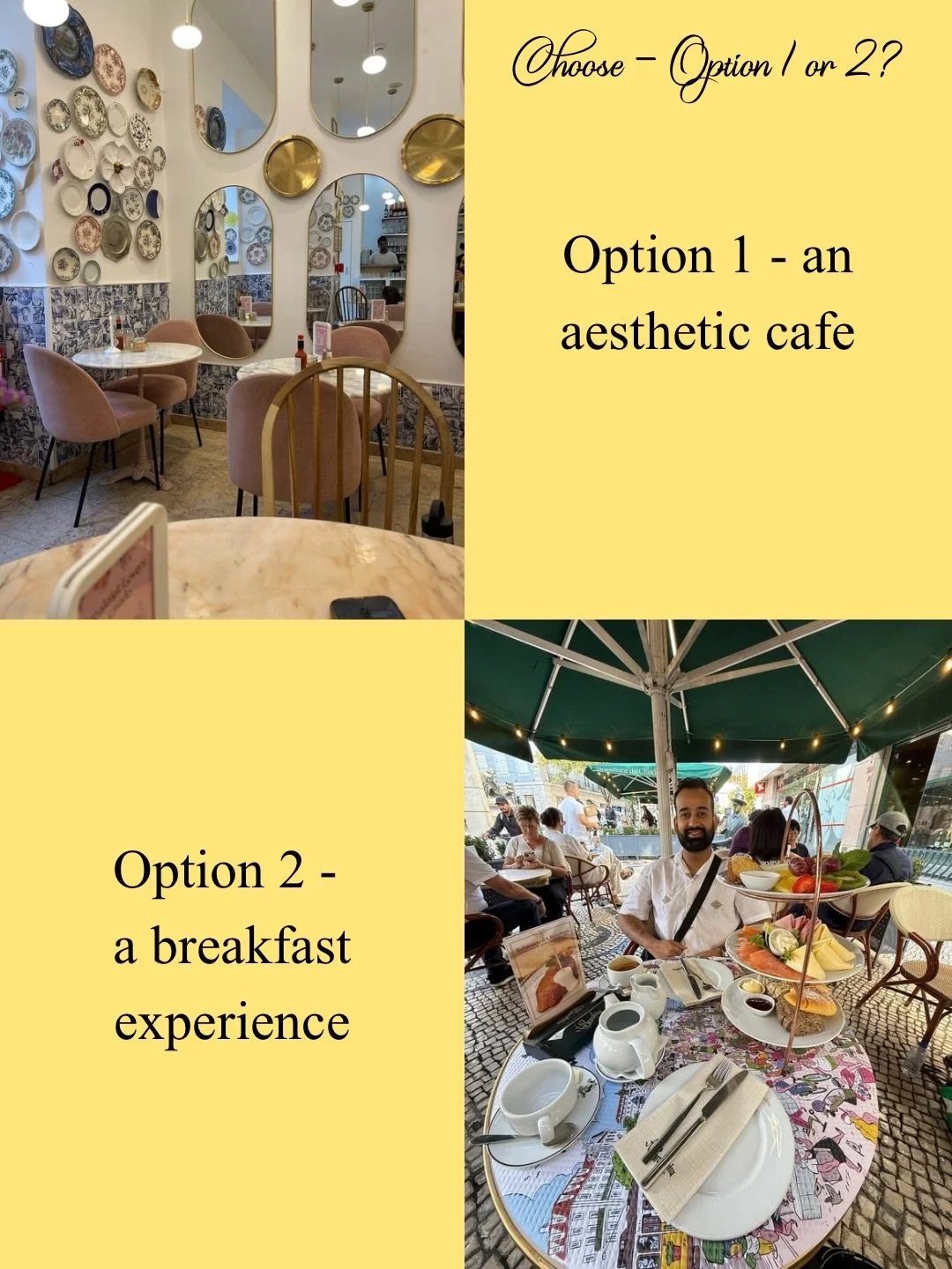 Hey everyone, pick my next set of paintings. 
For each of the slides, pick an option and put it in the comments!! 

The Streets and Lived Experiences is a collection of tiny moments on travels that come together to make a place feel special - a local