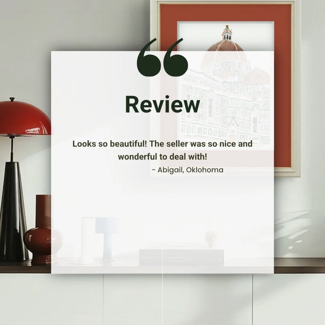 Product reviews- new and old!!

I strive for great quality and I make sure every print feels like an original. I use the Giclee process which involves archival inks printed on watercolour paper.

If you are curious, read through more reviews on my we