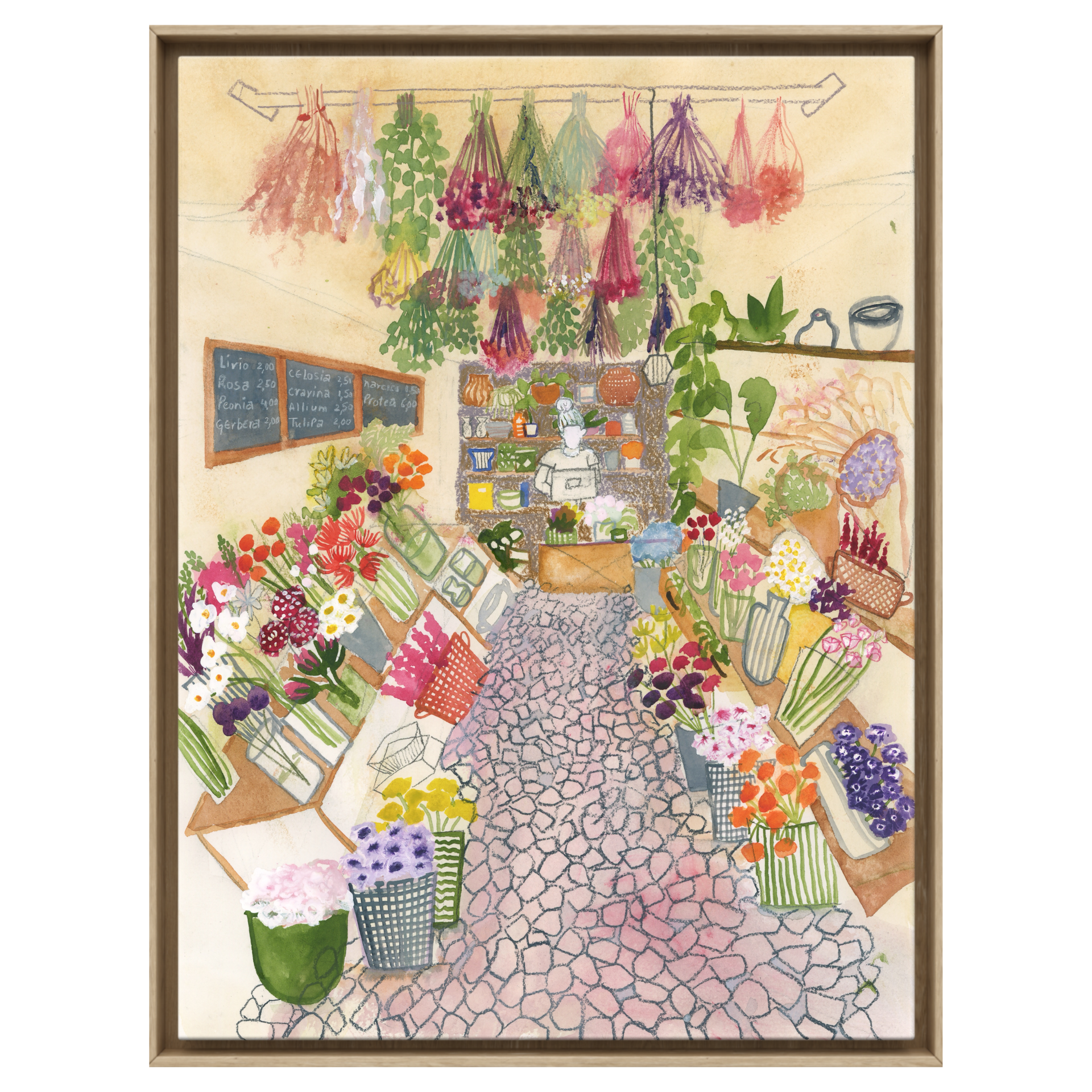 'Flower Shop' Fine Art Print - Limited Edition