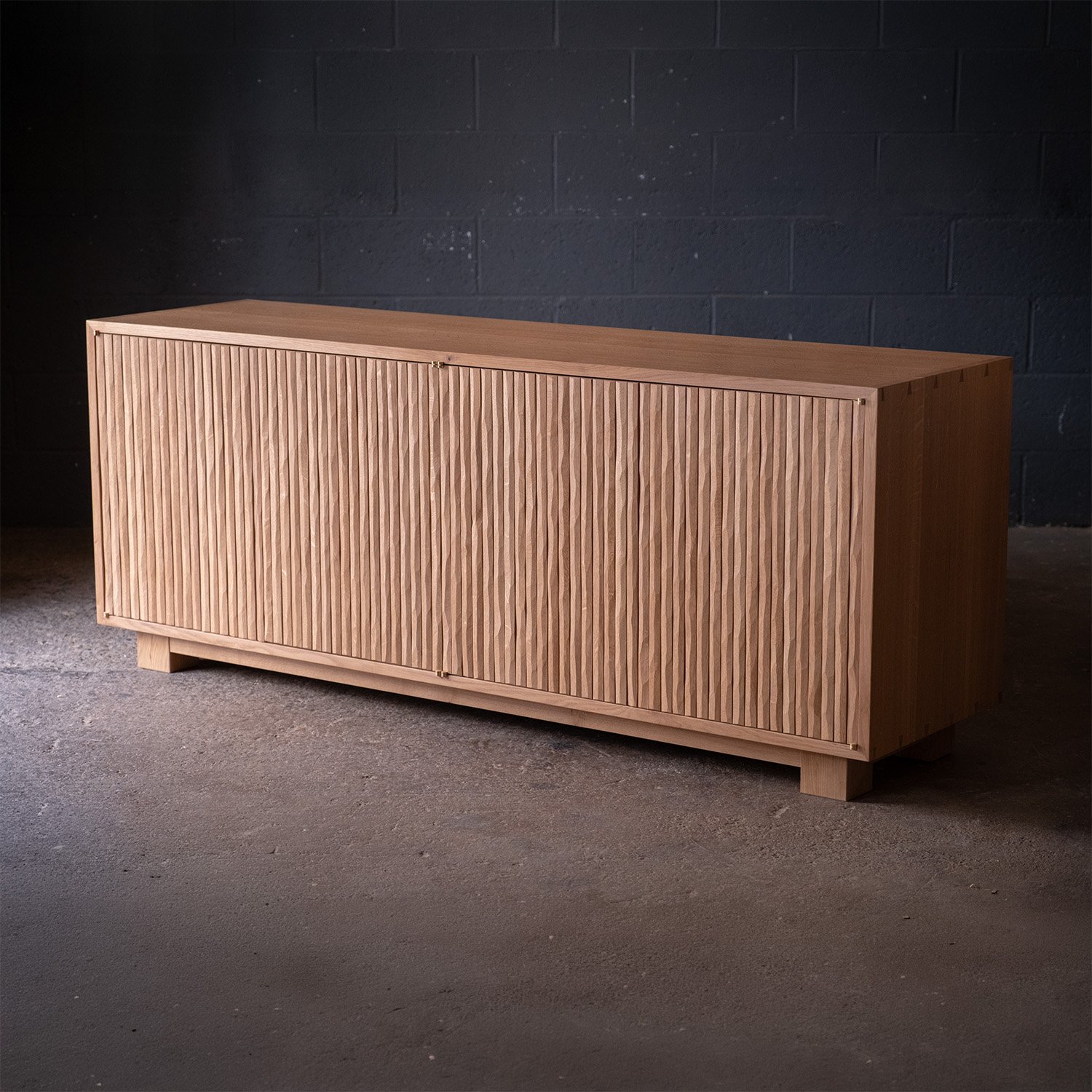 Carved-front sideboard