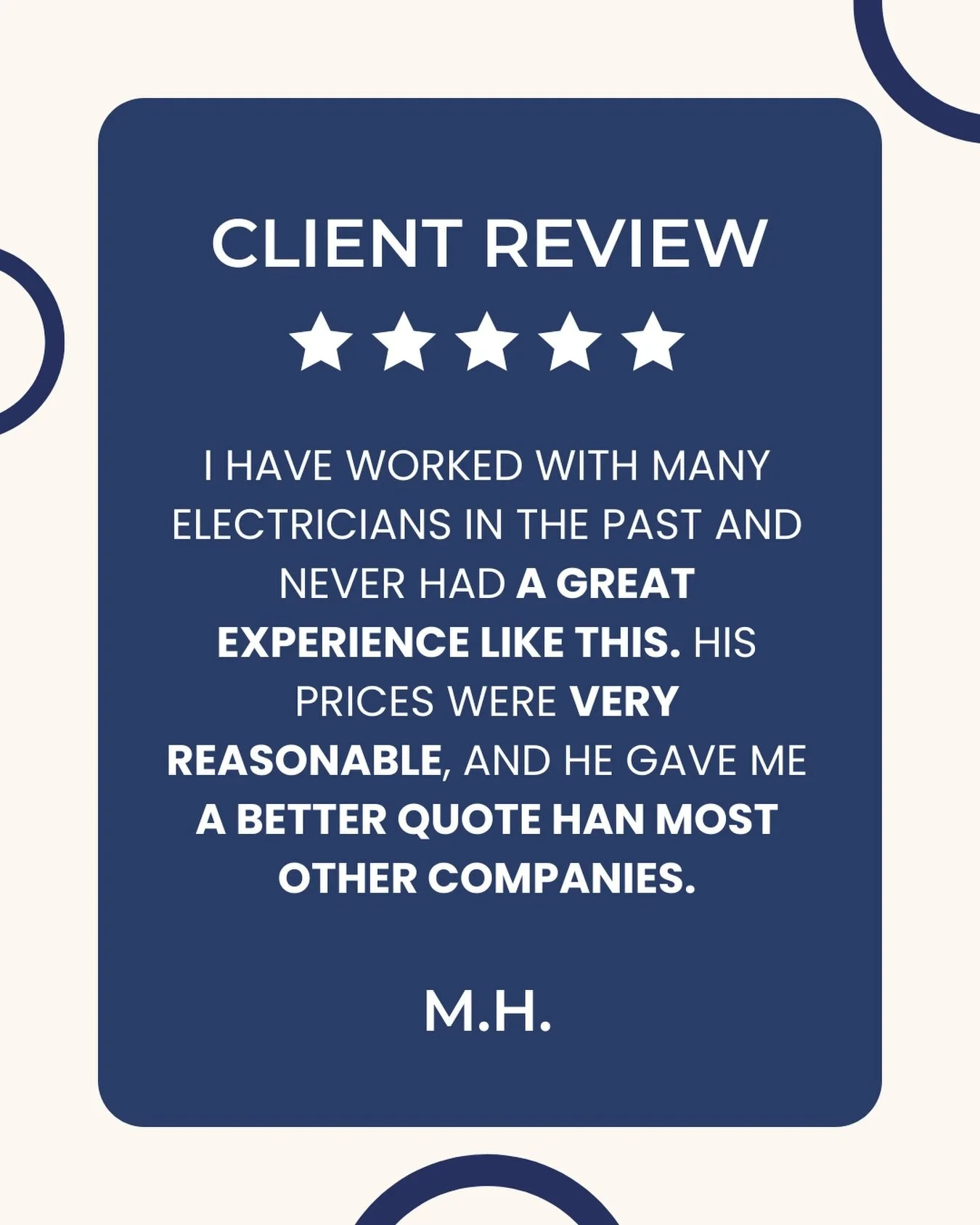 Real feedback says everything.
When homeowners trust Pristine Power Electric, they get clear communication, fair pricing, and work done right the first time.
If you&rsquo;re comparing quotes or planning your next electrical upgrade, choose a team tha