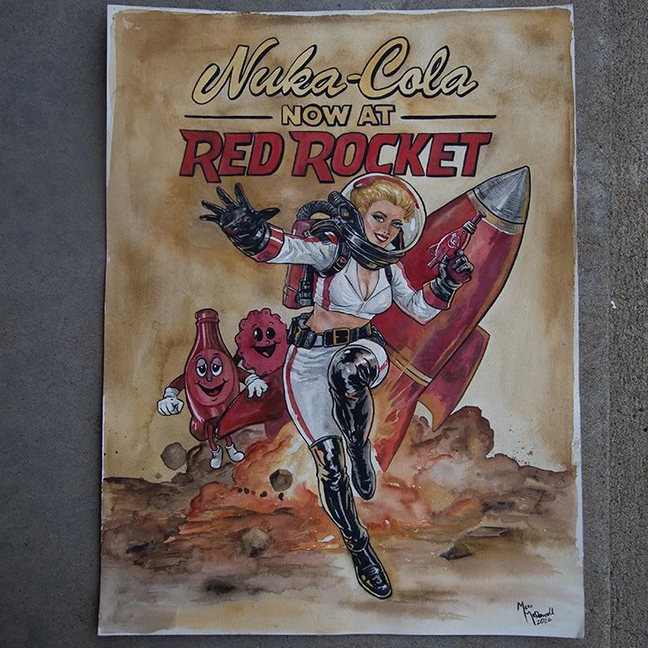 Free Download: Fallout Nuka-Girl Unofficial Fan Art 