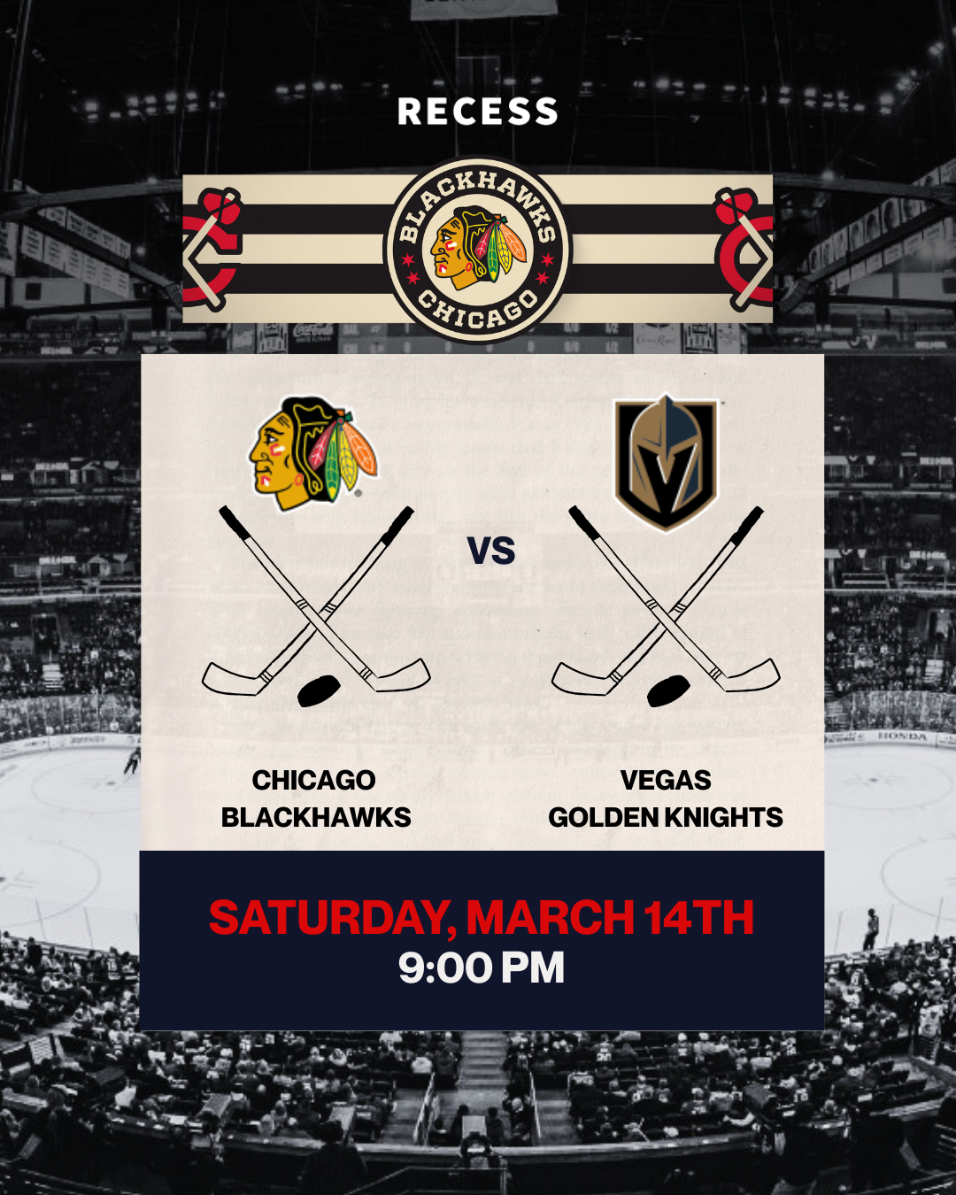 Chicago Blackhawks @ Vegas Golden Knights