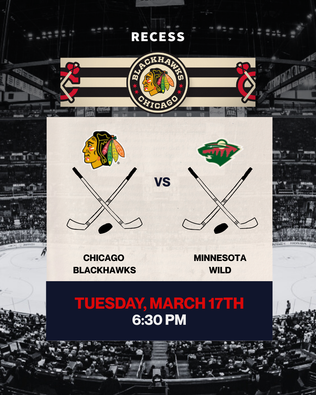 Minnesota Wild @ Chicago Blackhawks