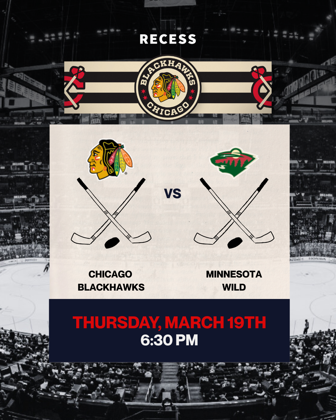 Chicago Blackhawks @ Minnesota Wild