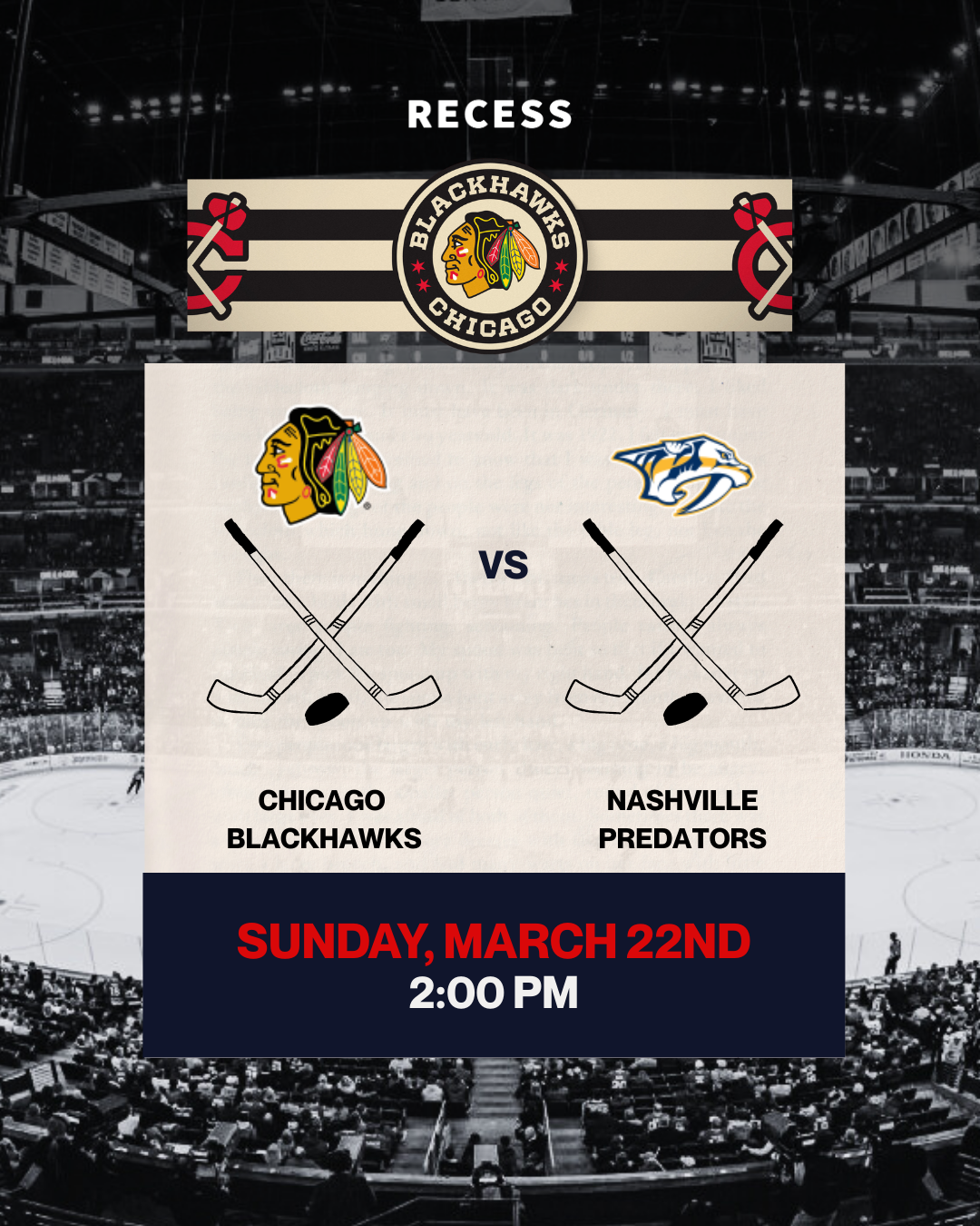 Nashville Predators @ Chicago Blackhawks