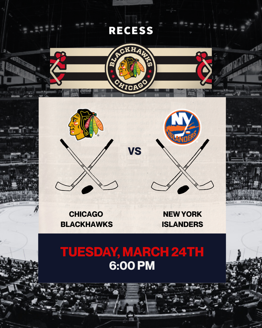 Chicago Blackhawks @ New York Islanders