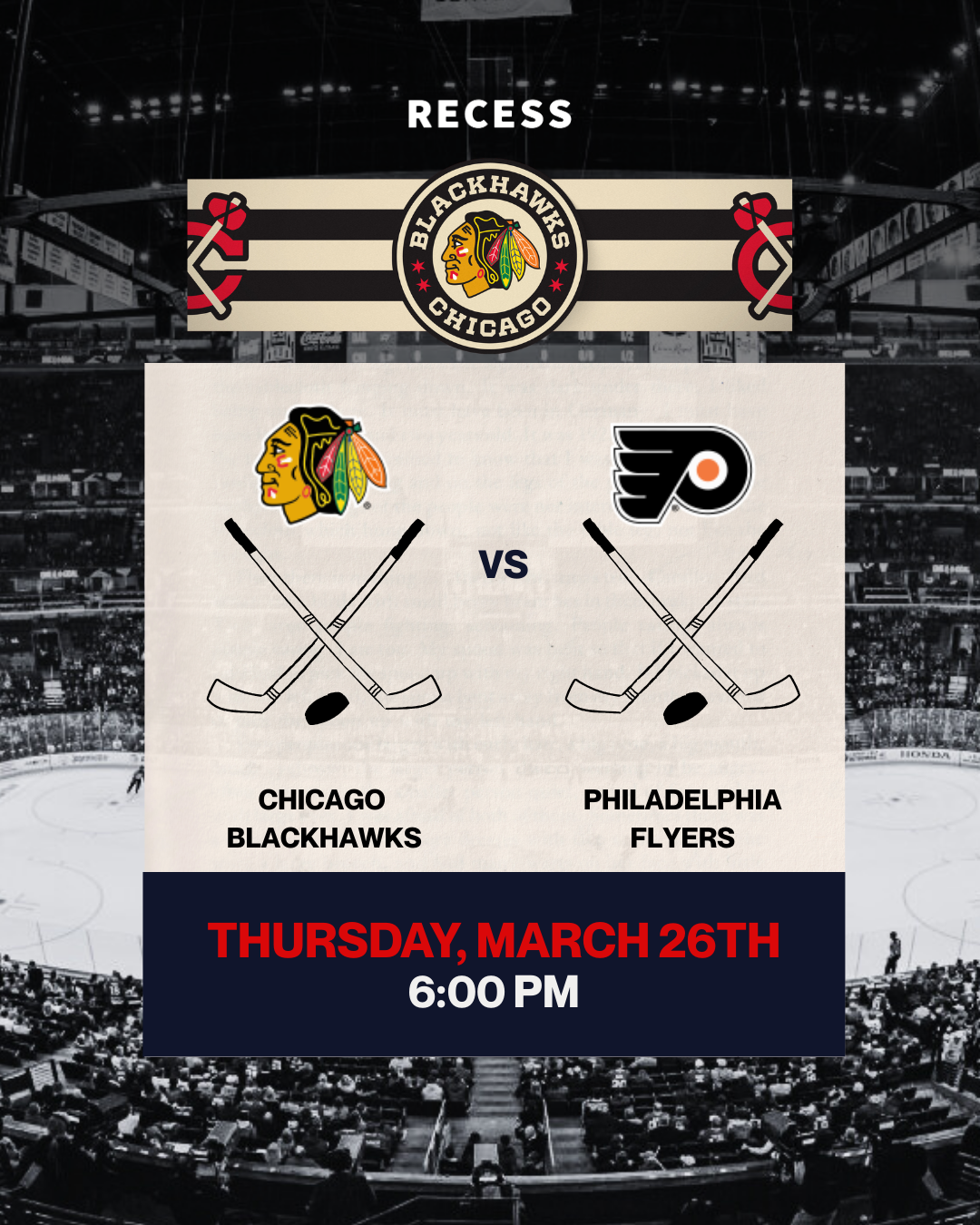 Chicago Blackhawks @ Philadelphia Flyers