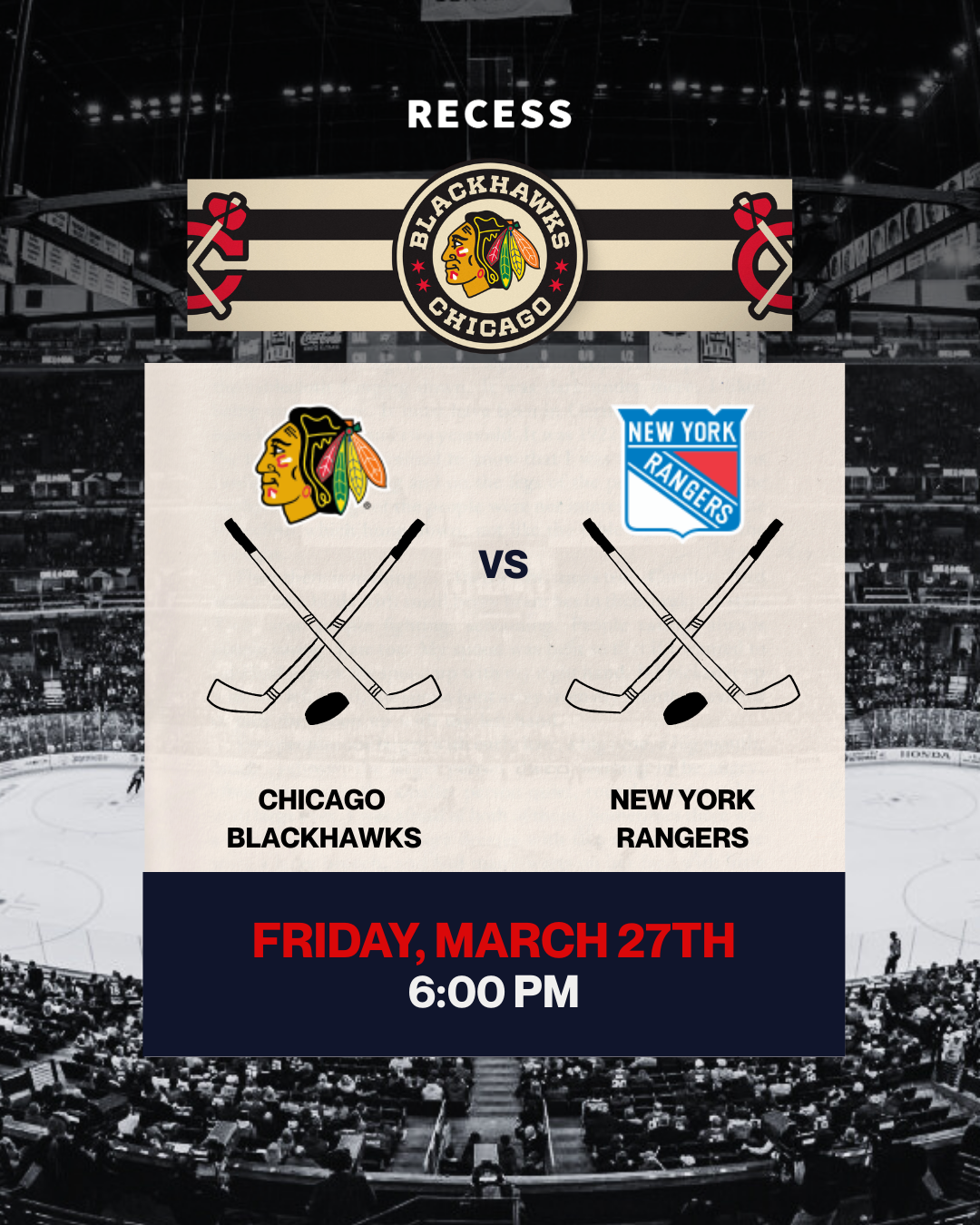 Chicago Blackhawks @ New York Rangers