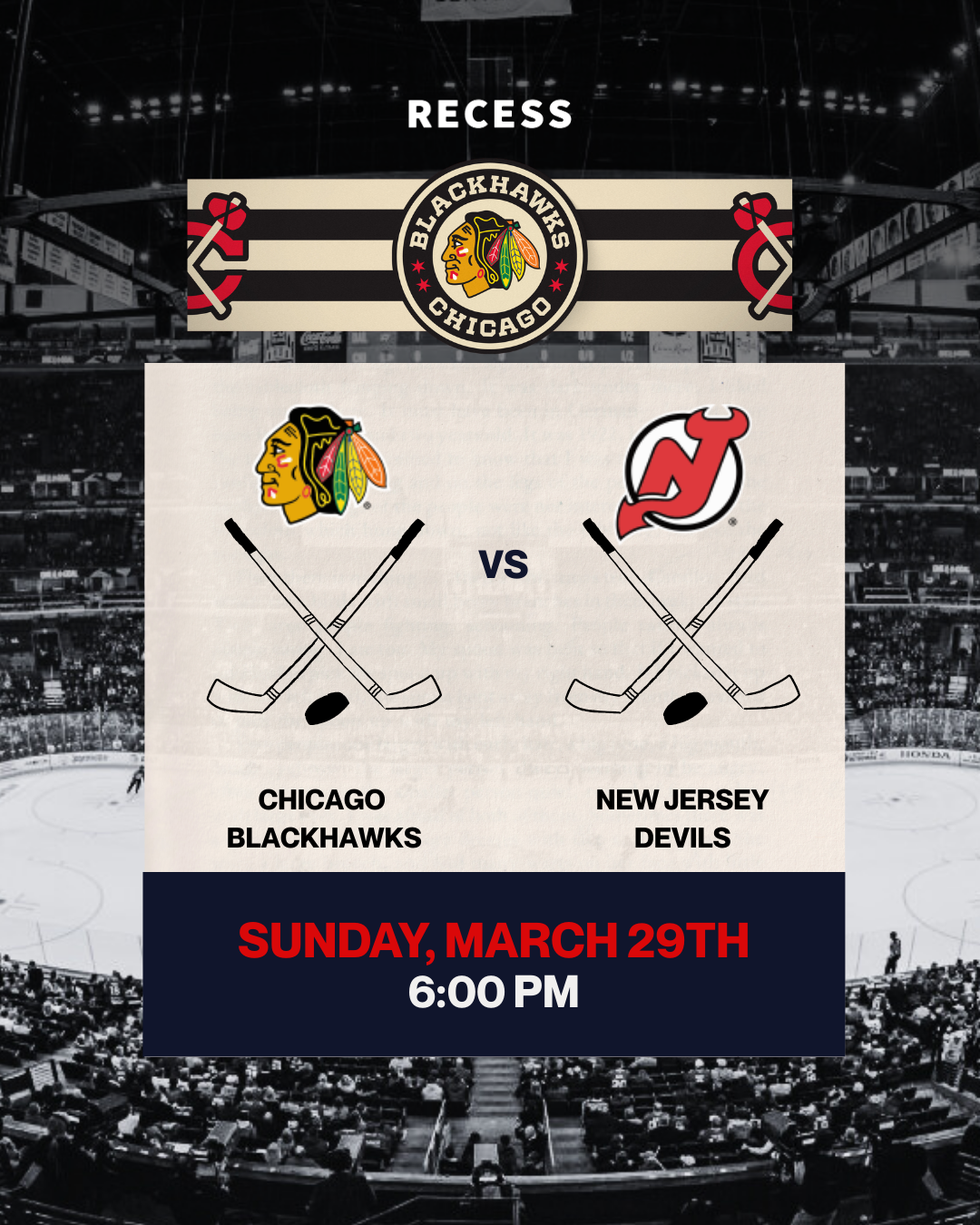 Chicago Blackhawks @ New Jersey Devils