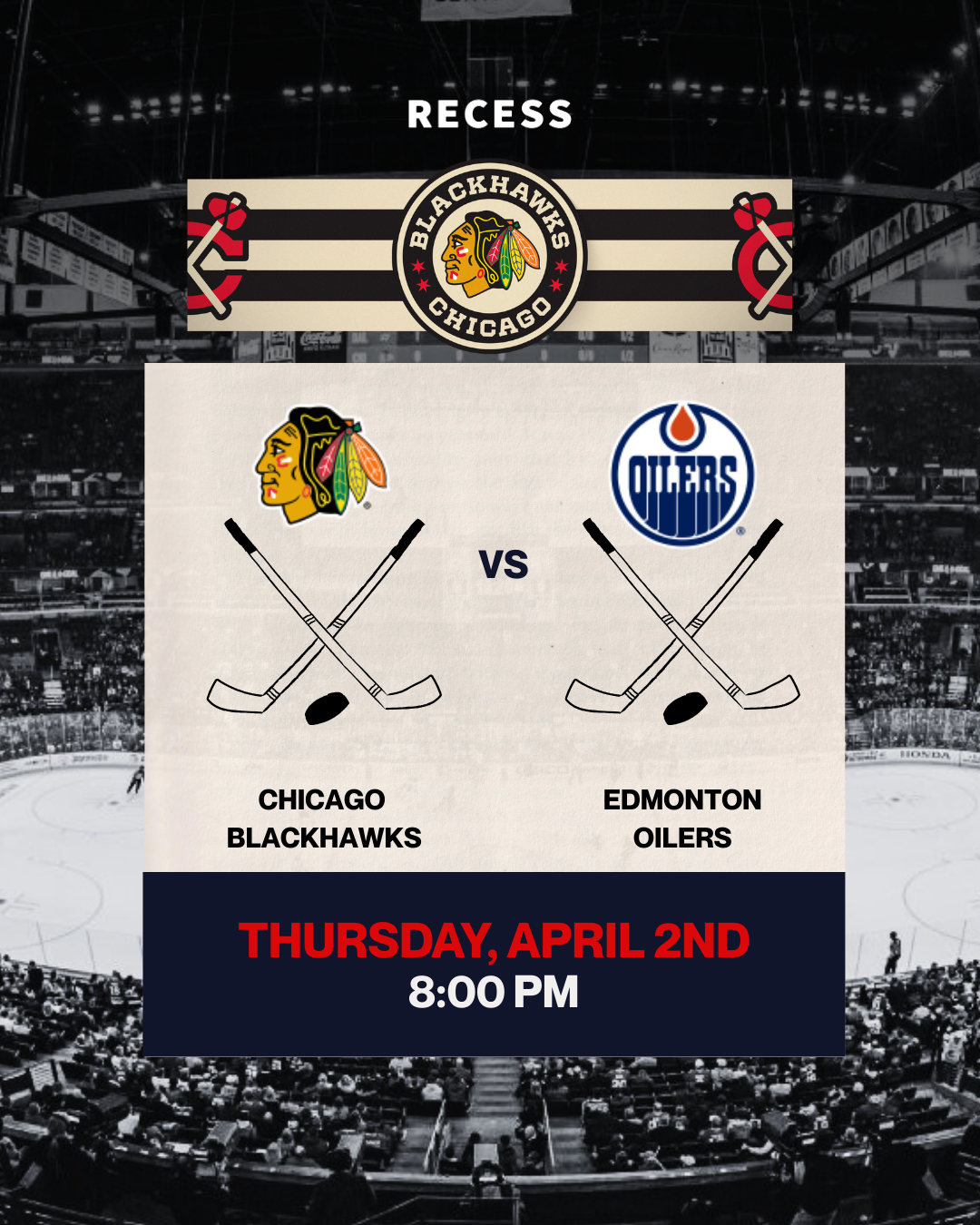Chicago Blackhawks @ Edmonton Oilers