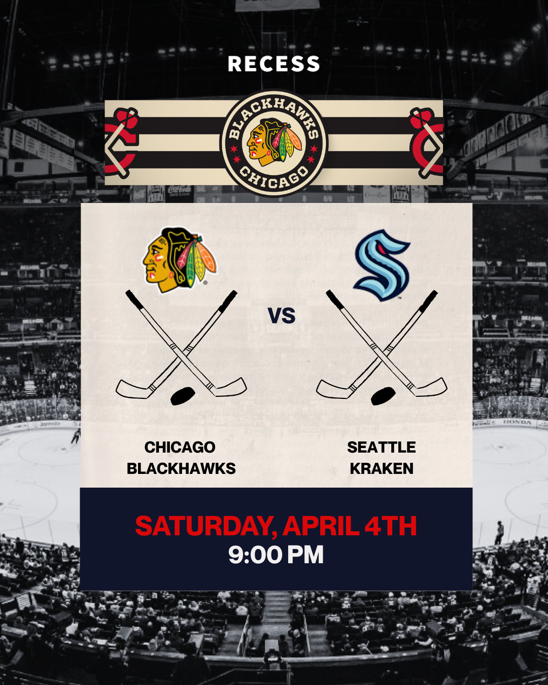 Chicago Blackhawks @ Seattle Kraken