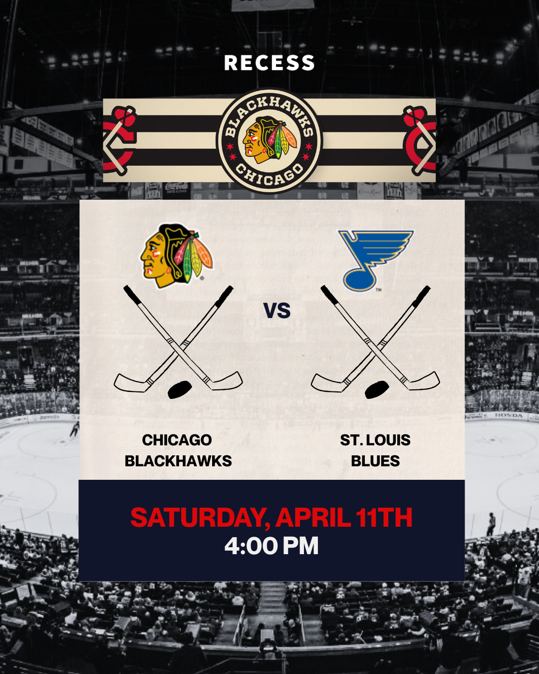 St. Louis Blues @ Chicago Blackhawks