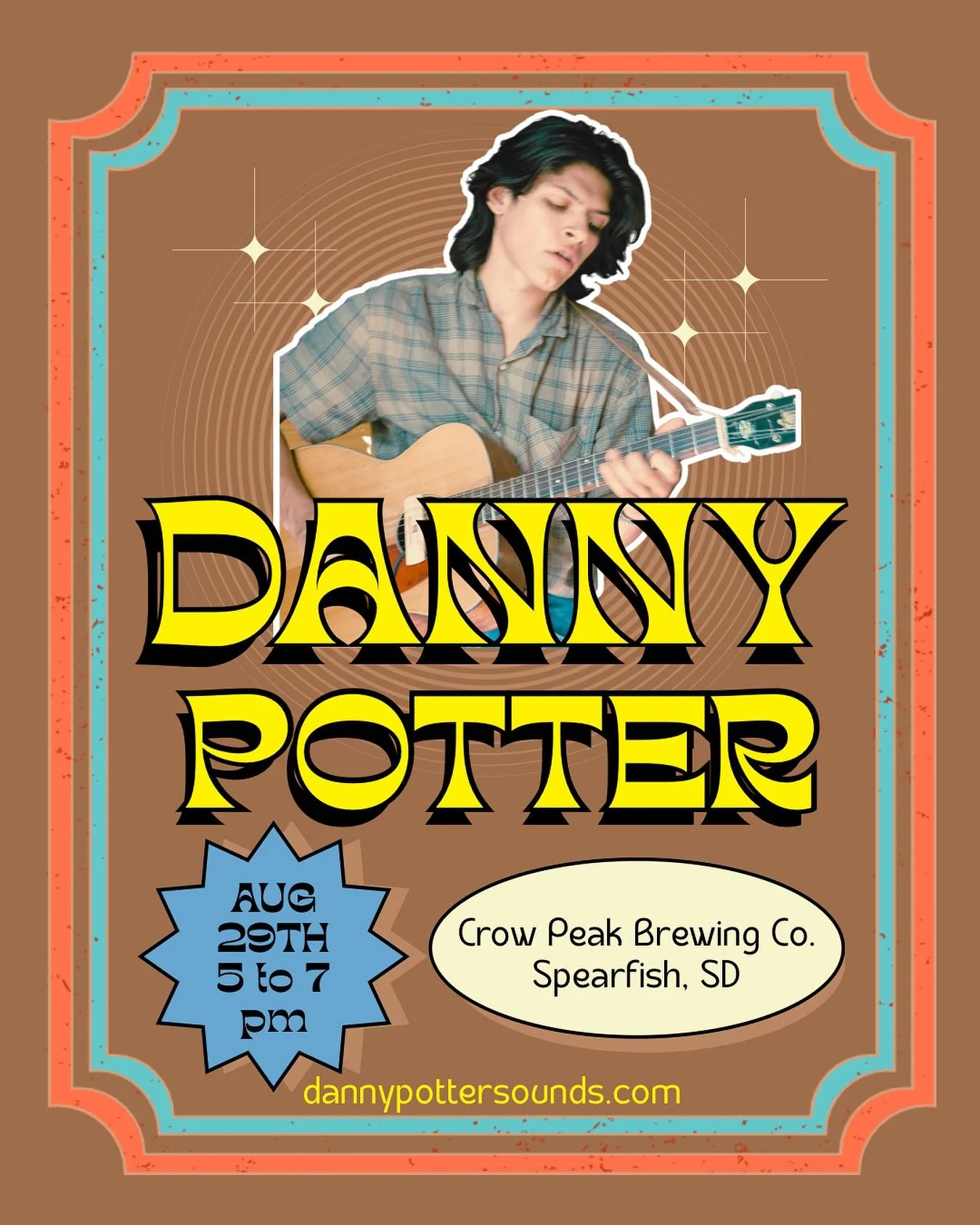 @crowpeakbrewing 8/29! #livemusic #guitarist #musician #concertposter