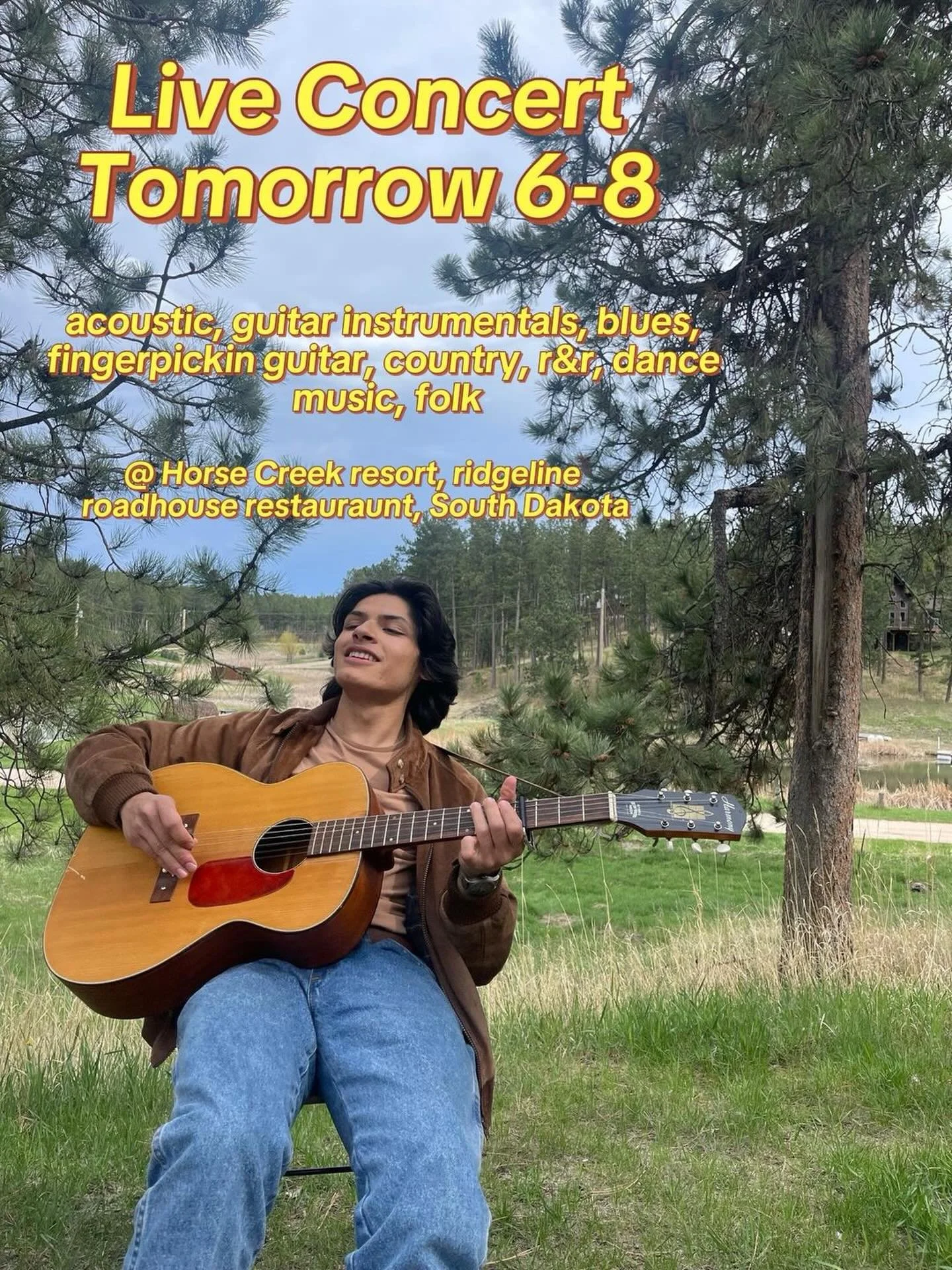 Tell your momma, tell your papa. Gonna be a good one to start the summer off. #livemusic #custer #rapidcity #southdakota #sodak