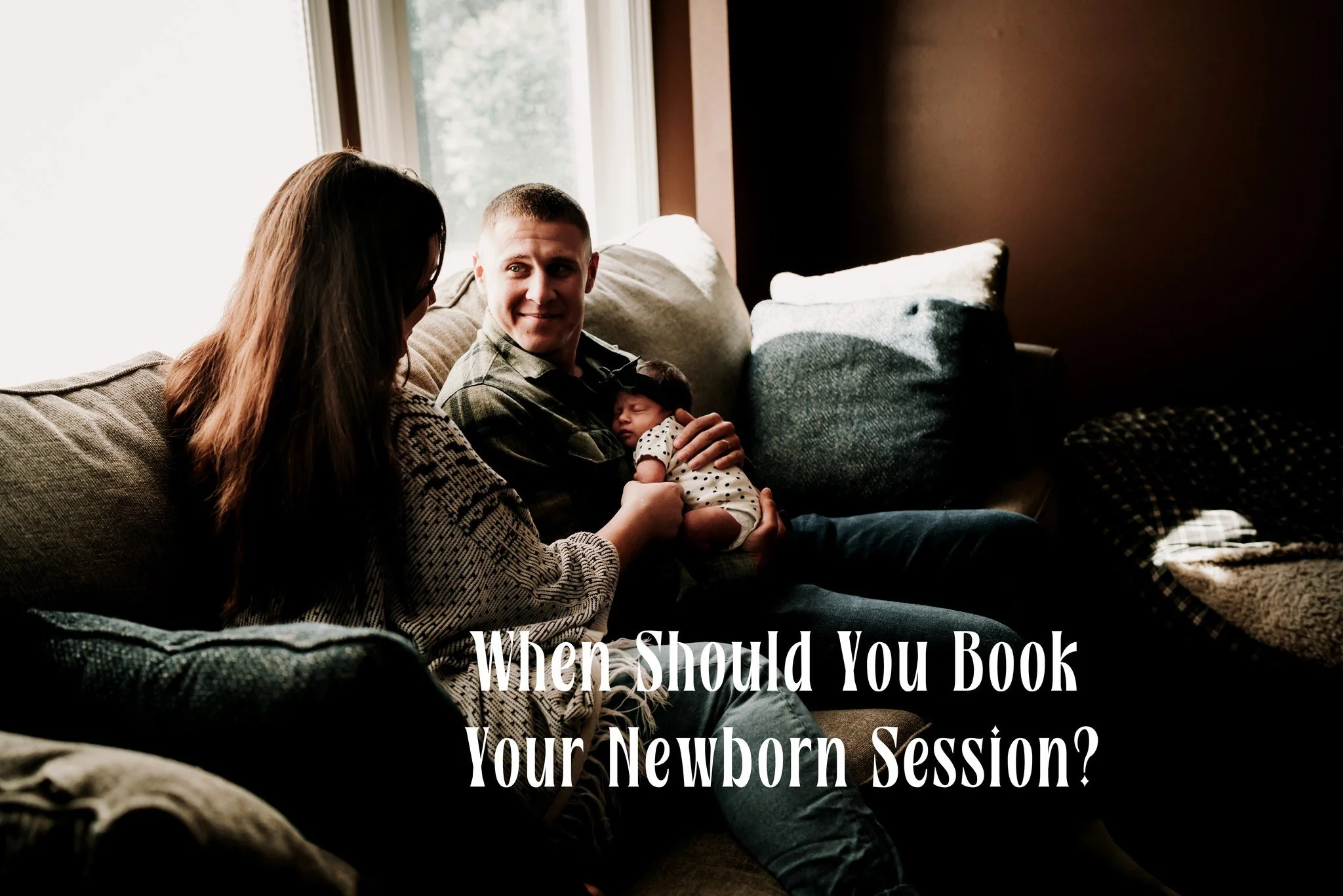 When should you book your newborn session? This varies from photographer to photographer but for ME, I say once you&rsquo;ve hit the second trimester. I&rsquo;m going to be very honest here, I HATE when I get emails from clients who want to book a ne