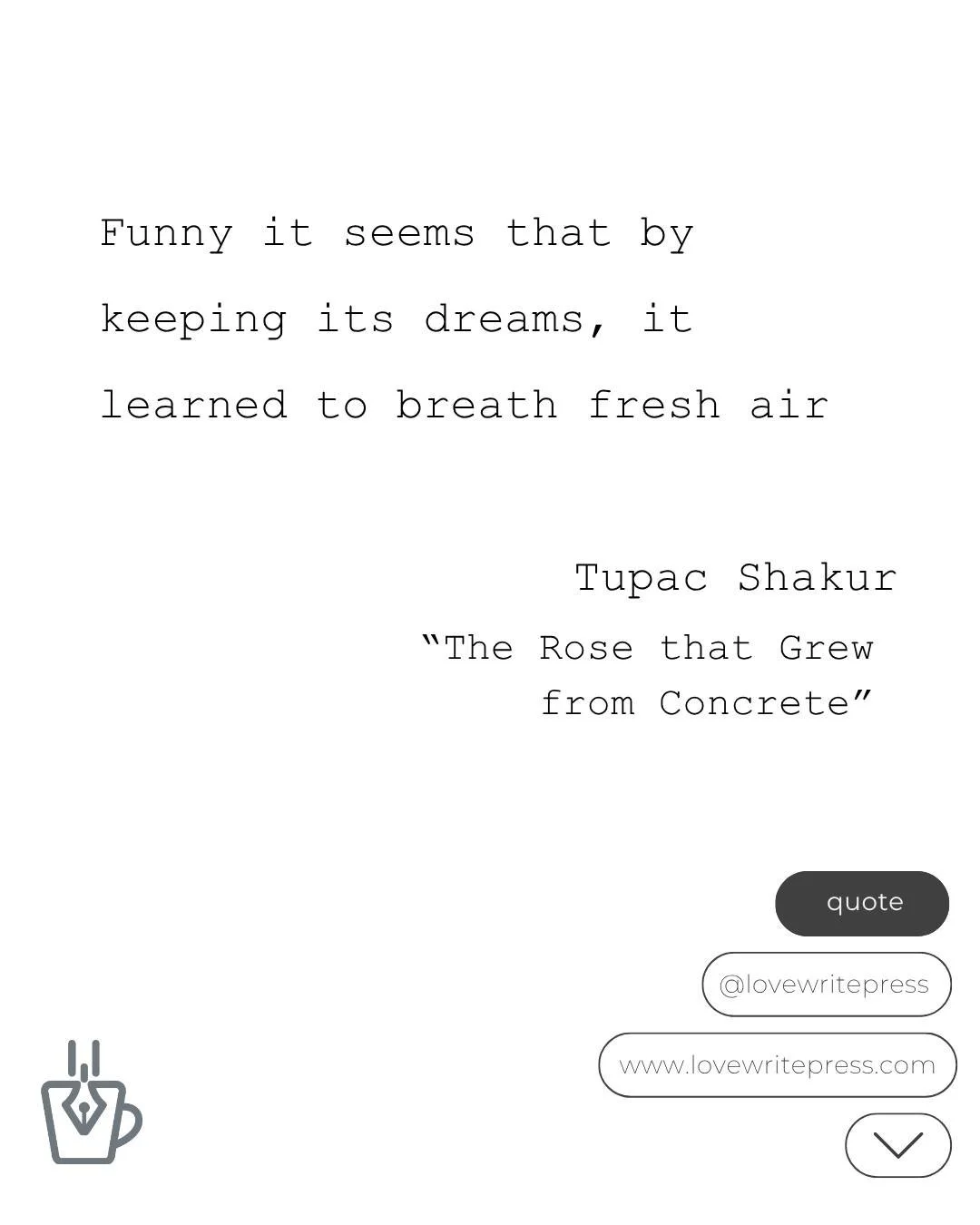 Dreams keep us going, even when it feels like we&rsquo;re being suffocated by the world. No matter what weight we carry, dreams allow for the possibility for more. Sometimes, that&rsquo;s all we need to keep going.

At Press, we believe fervently in 
