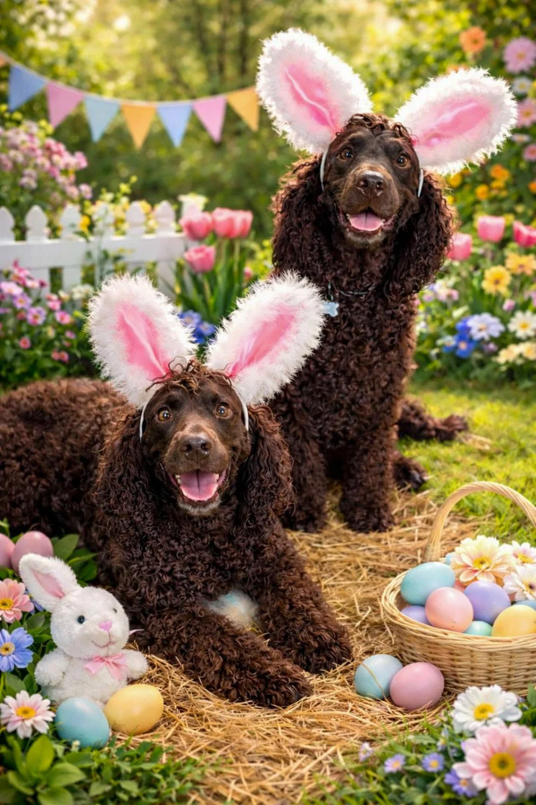 I dare you to find two cuter  bunnies! 