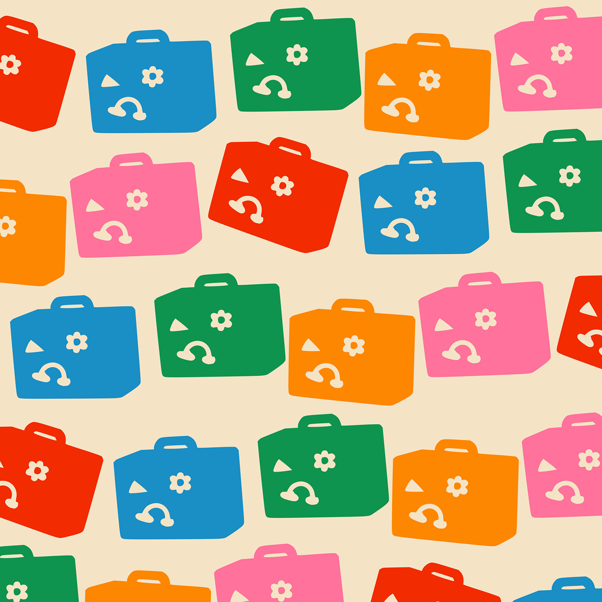 Kyndred Hues Collective Suitcase Pattern