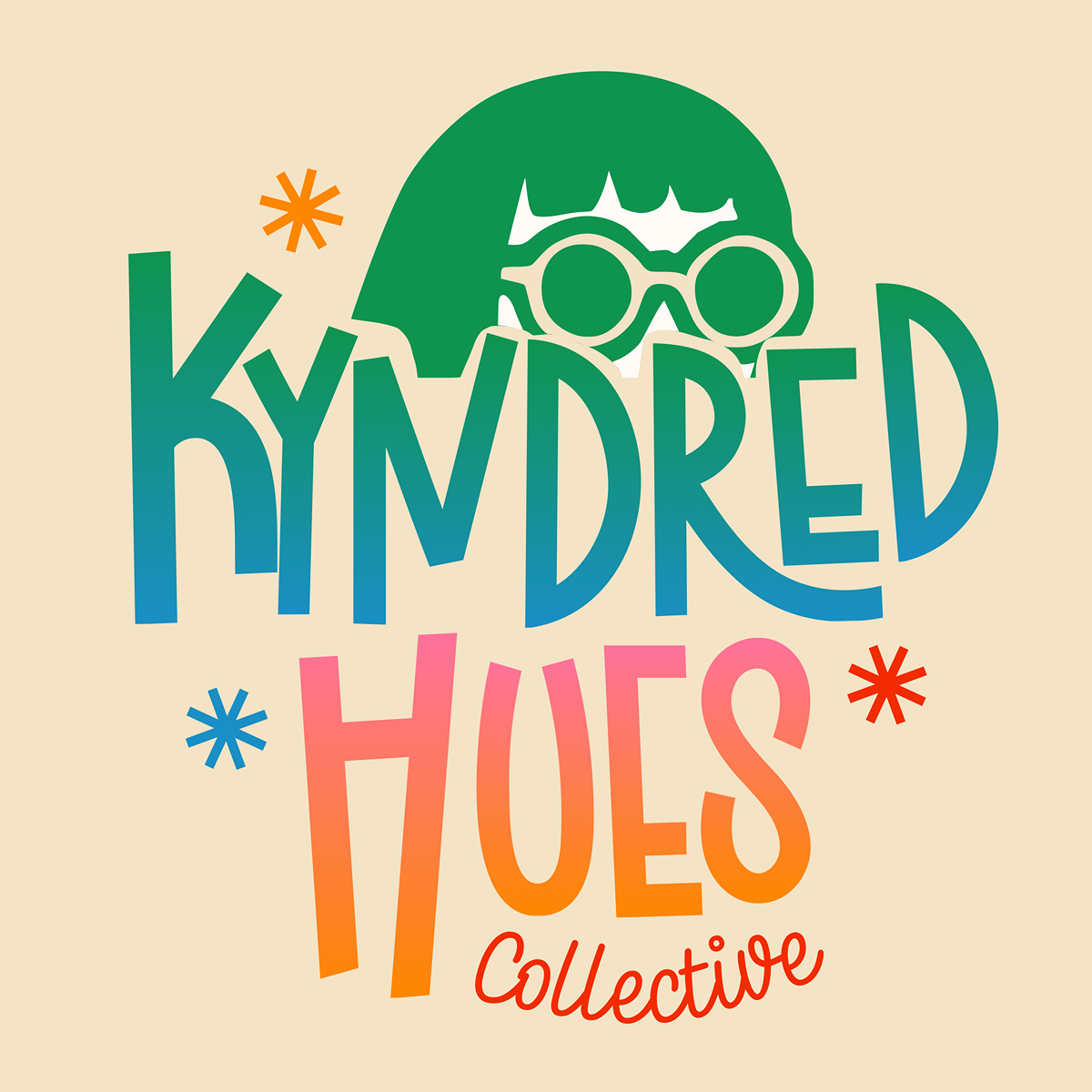 Kyndred Hues Collective Primary Logo