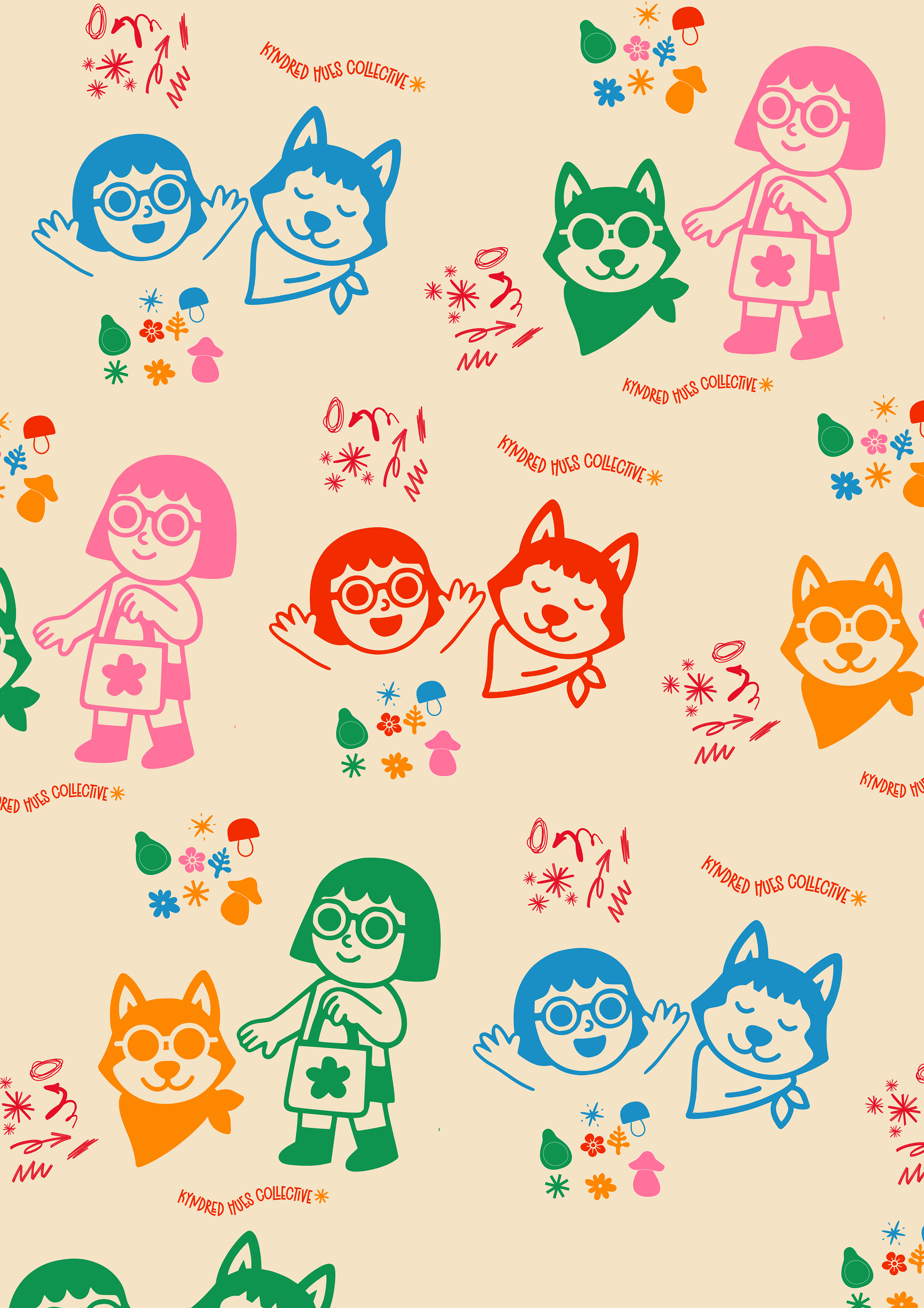 Kyndred Hues Collective Pattern 1