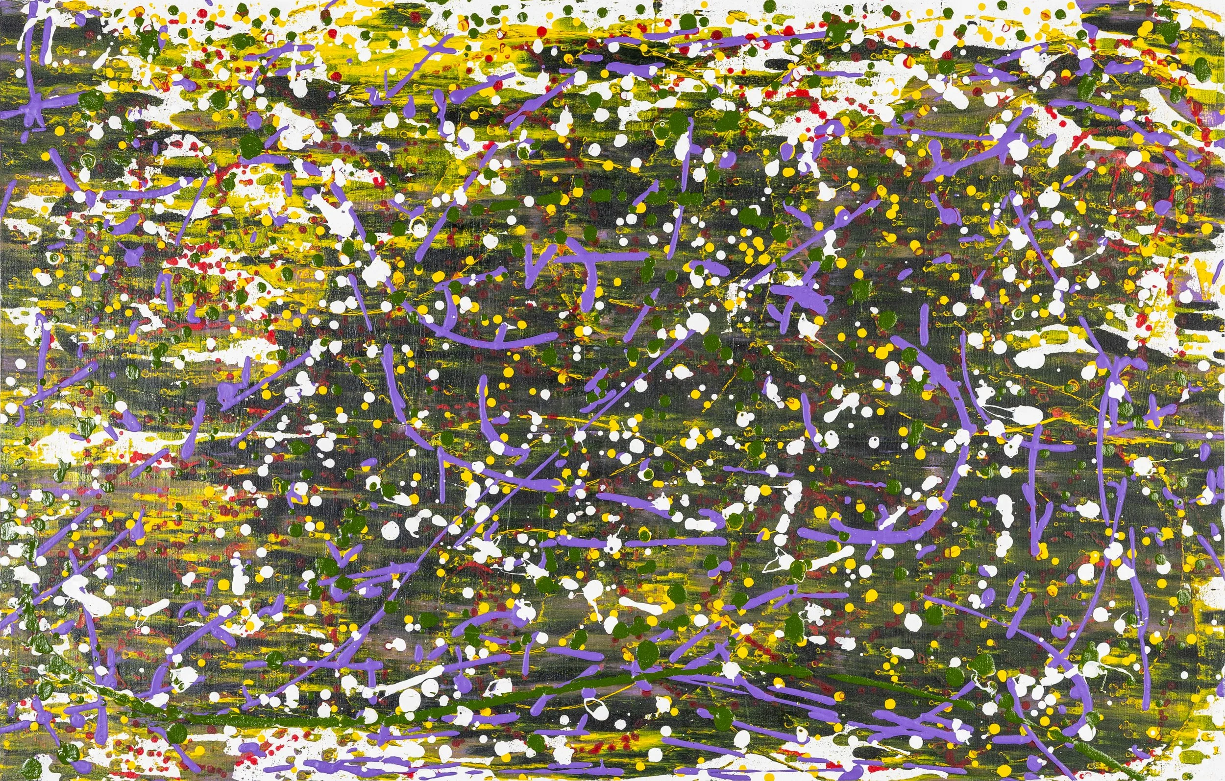 Deep Space, mixed, media, 24" x 36", 2025