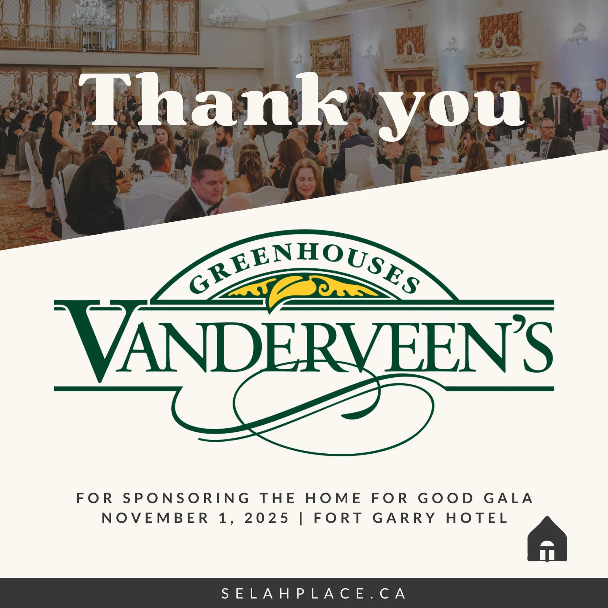 Thank you to @vanderveens.greenhouses  for sponsoring our Gala! Your support is helping moms and their children at Selah Place grow, heal, and move toward brighter futures. 

We can&rsquo;t wait to celebrate with you at the Gala! 

#SelahPlaceGala #T