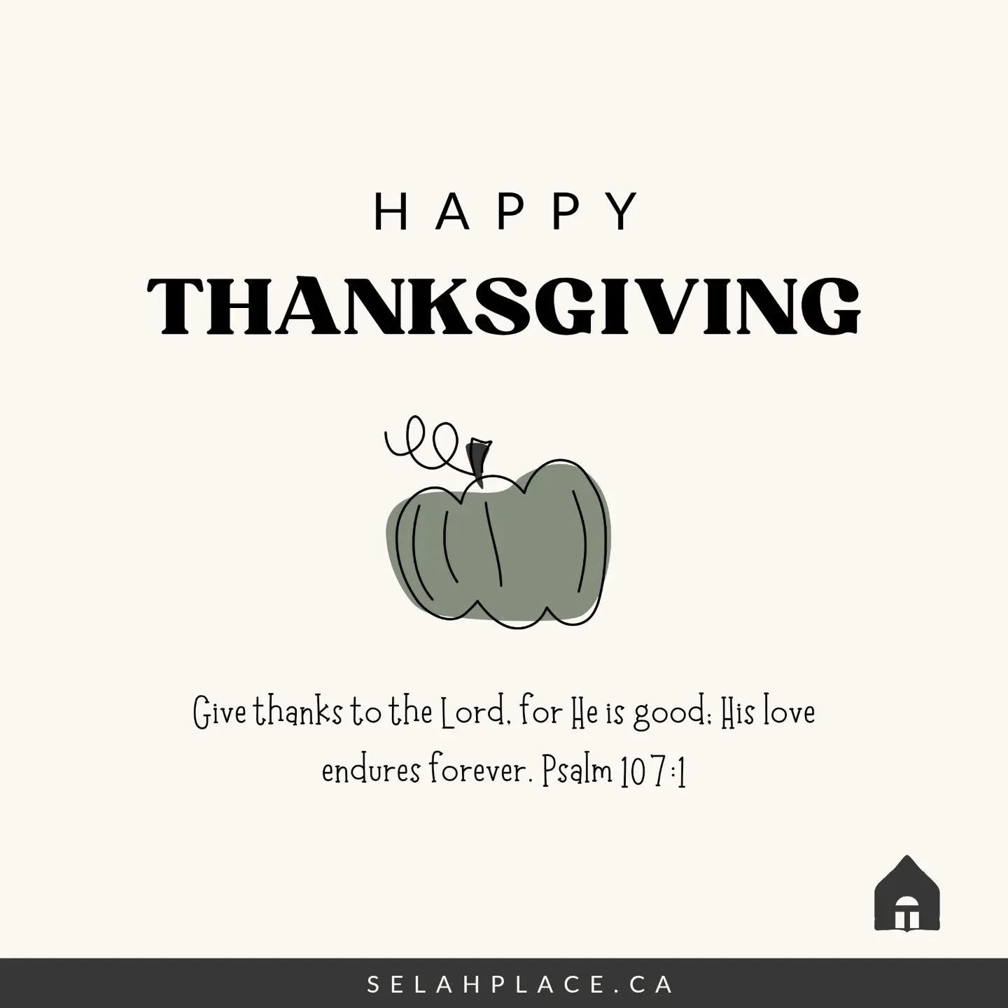 This Thanksgiving, we&rsquo;re giving thanks for the sweetest kind of new beginnings &mdash; families reunited, making new traditions together under one roof. Happy Thanksgiving!

&ldquo;Give thanks to the Lord, for He is good; His love endures forev