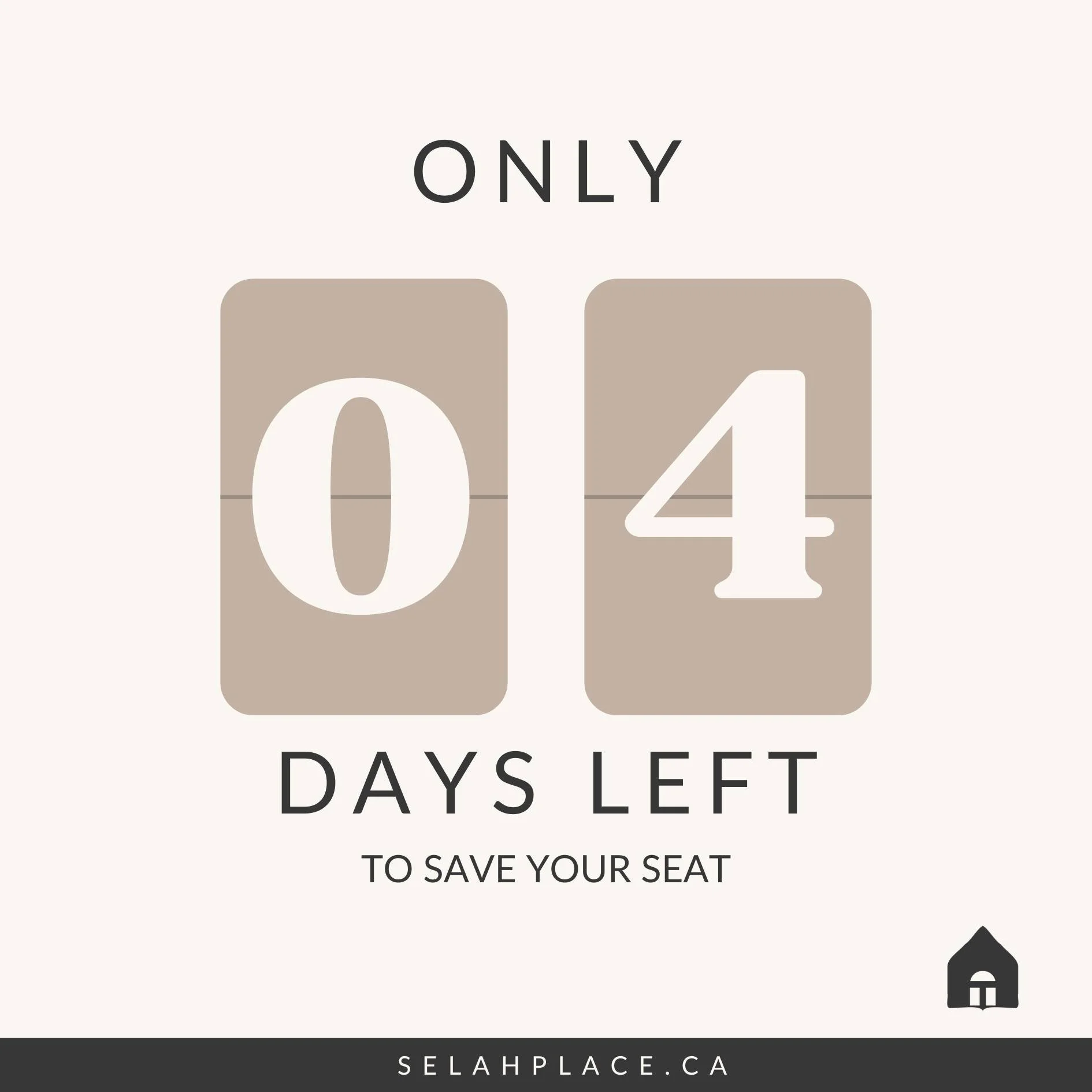 Just 4 DAYS LEFT to reserve your seat for the Home for Good Gala.

If it&rsquo;s been on your mind &mdash; take this as your sign. Don&rsquo;t miss your chance to be part of a night that celebrates the hope of restored families.