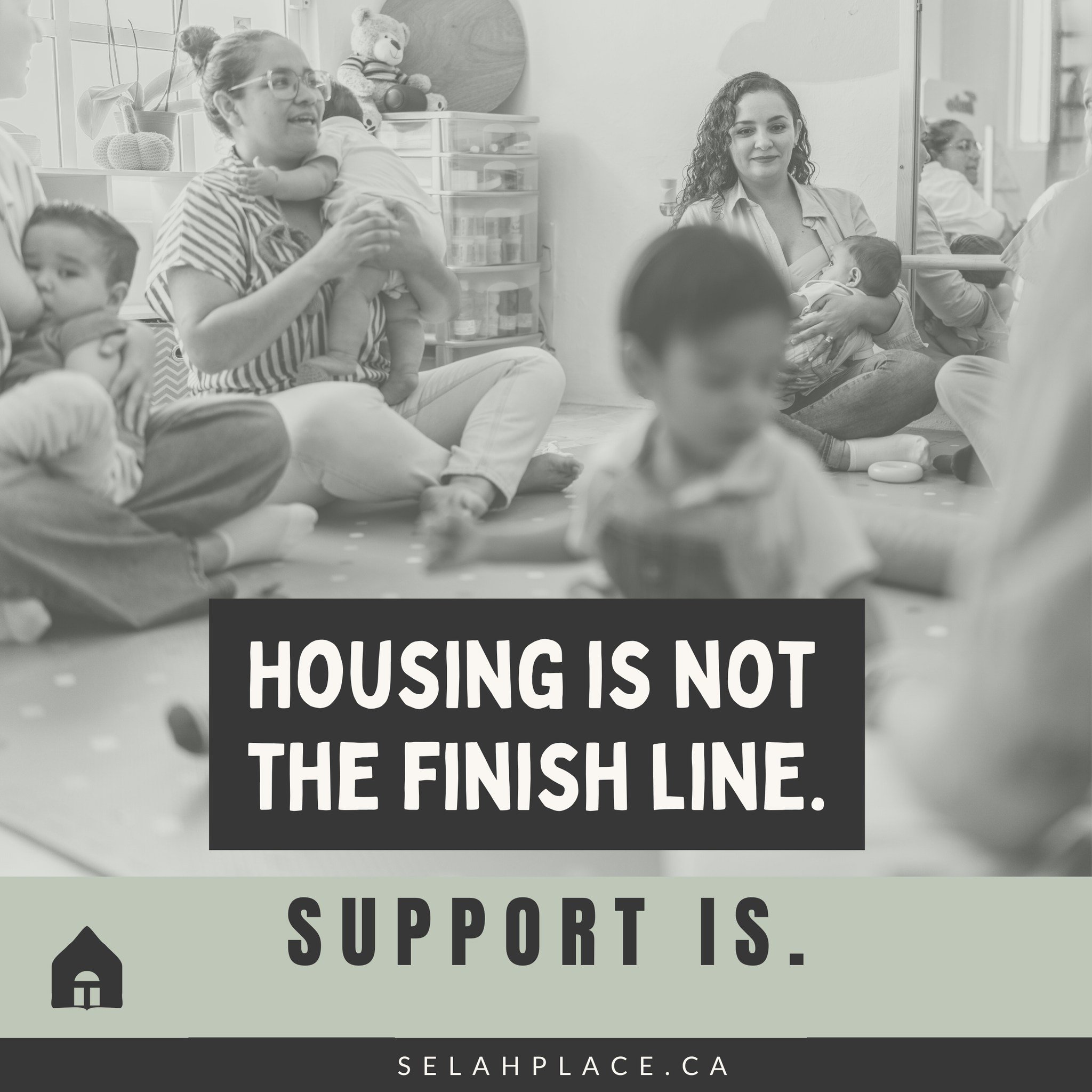 A key gets a mom inside.
Support helps her stay.

At Selah, housing is the beginning &mdash; not the goal.
Parenting classes. Accountability. Education plans. Community.

That&rsquo;s what actually changes the trajectory for her and her children.