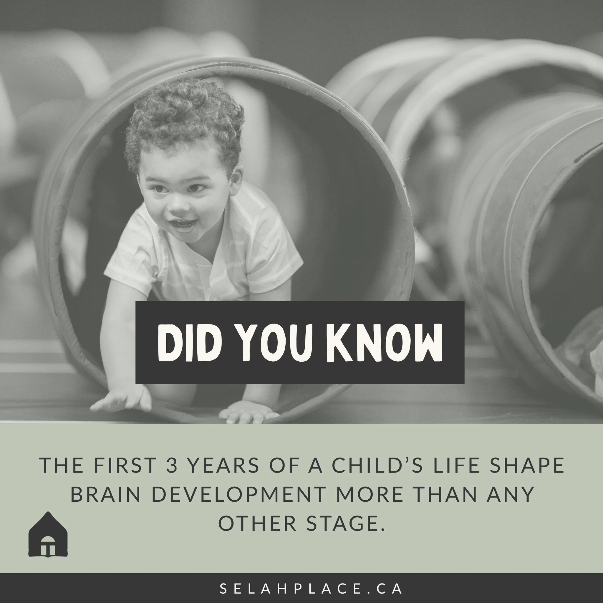 Did you know&hellip;

The first 3 years of a child&rsquo;s life shape brain development more than any other stage.

Simple things matter:
&bull; being talked to
&bull; being held
&bull; being responded to

For many of our moms at Selah, this is the f