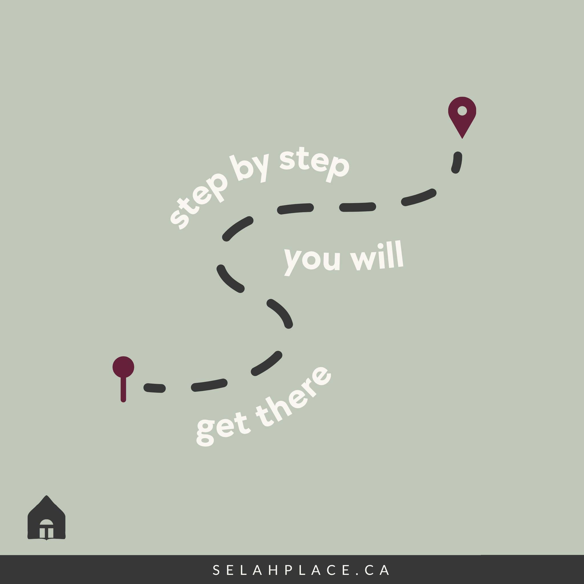 Growth doesn&rsquo;t happen all at once. Step by step, you will get there.