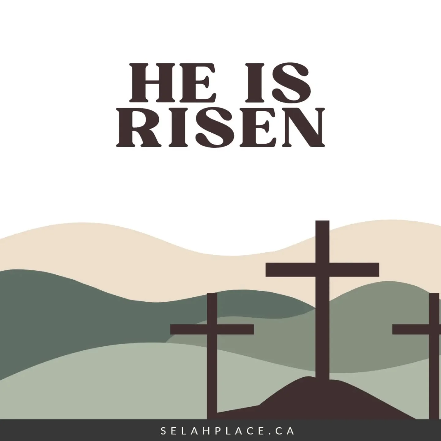 &ldquo;He is not here; he has risen.&rdquo; (Luke 24:6)
Today we're reminded that God keeps His promises.
Even when it looks impossible.
Even when all feels lost.
He is risen.