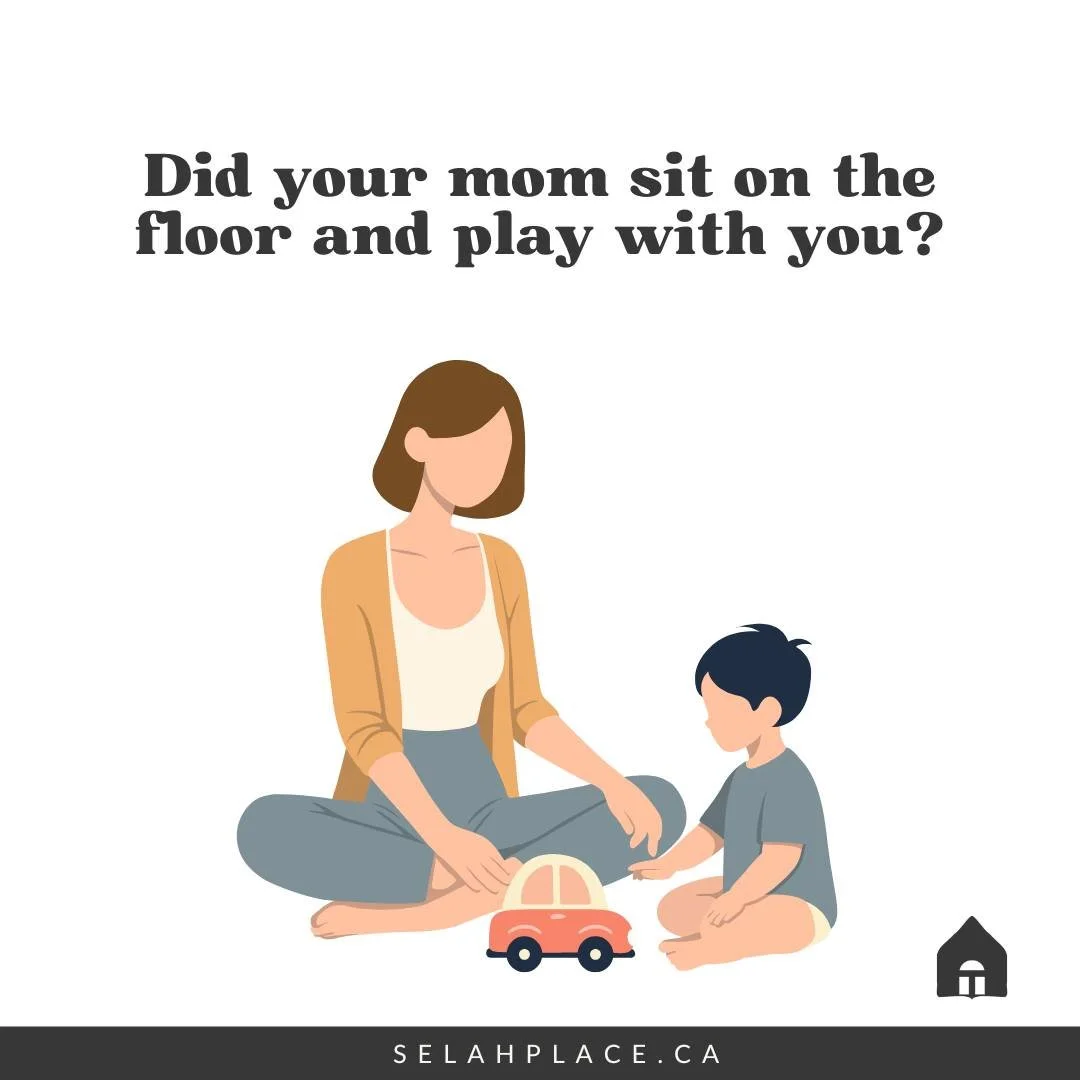 For many of the women we serve, the answer is no.

So we don&rsquo;t just teach parenting, we show it.

On the floor.
In the kitchen.
In real life.