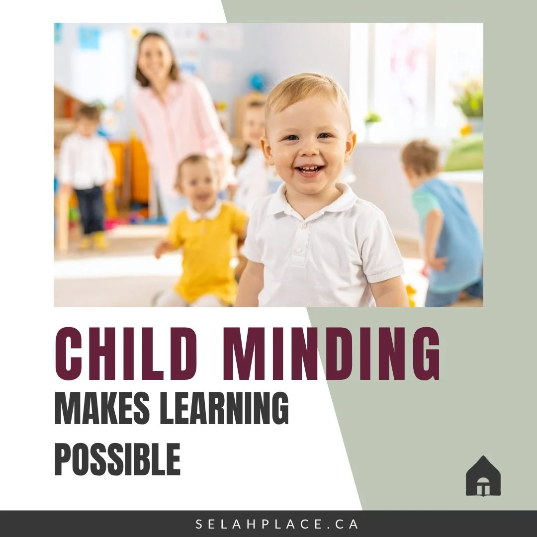 We are looking for volunteers to help with childminding during Selah programming.

While moms attend parenting classes, life-skills training, and other supports, their children need safe, caring adults nearby.

It gives a mom space to focus, learn, a