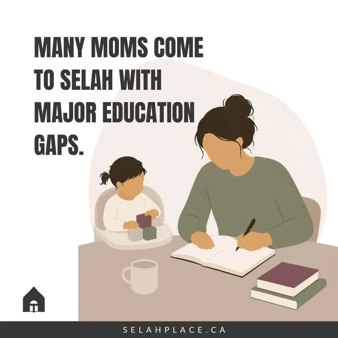 Many of the women who apply to Selah haven&rsquo;t finished their education.

That affects more than school.

It affects job options, confidence, paperwork, budgeting, parenting resources, and the ability to plan for the future.

But your support can
