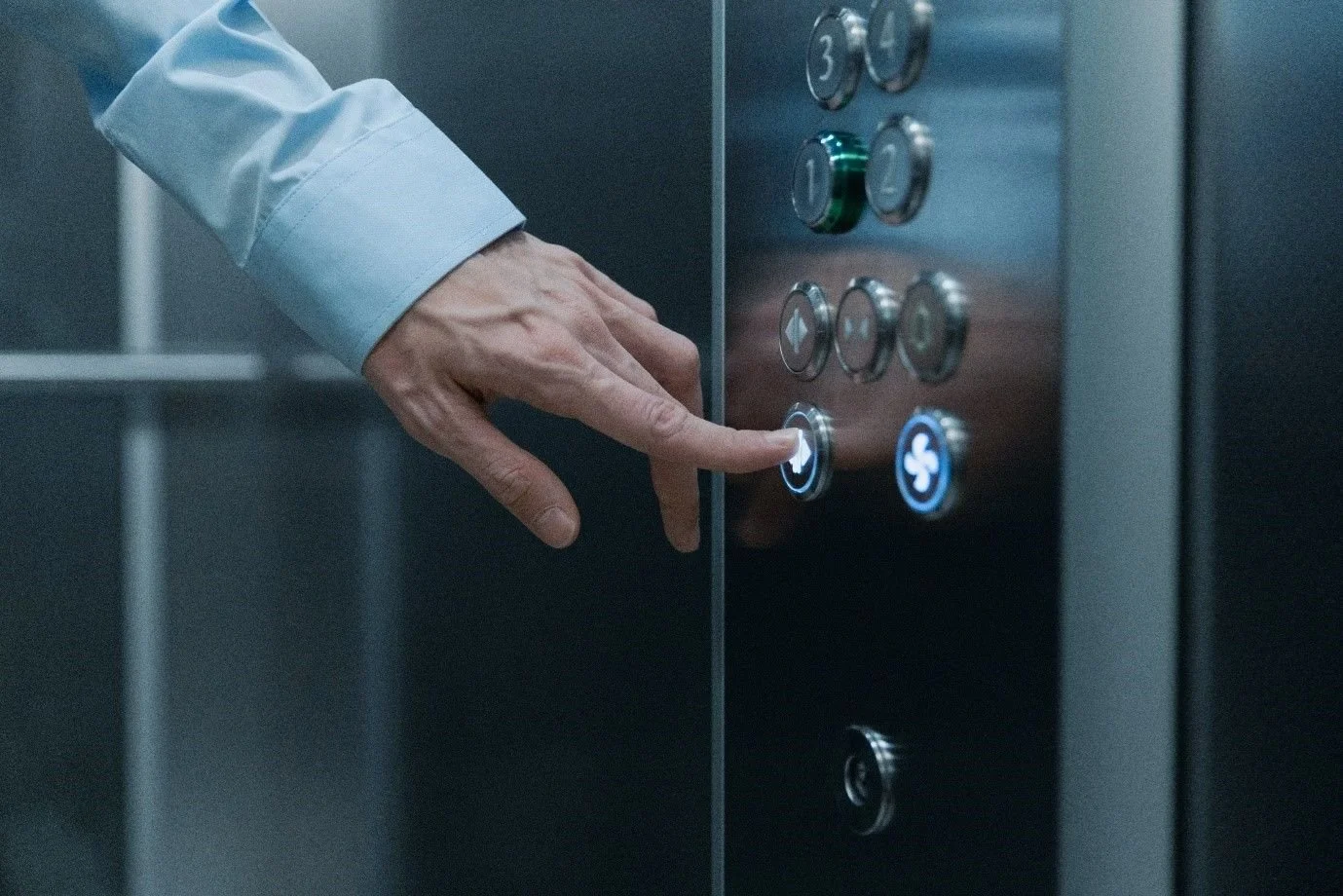 What places are better suited for escalators or lifts?
