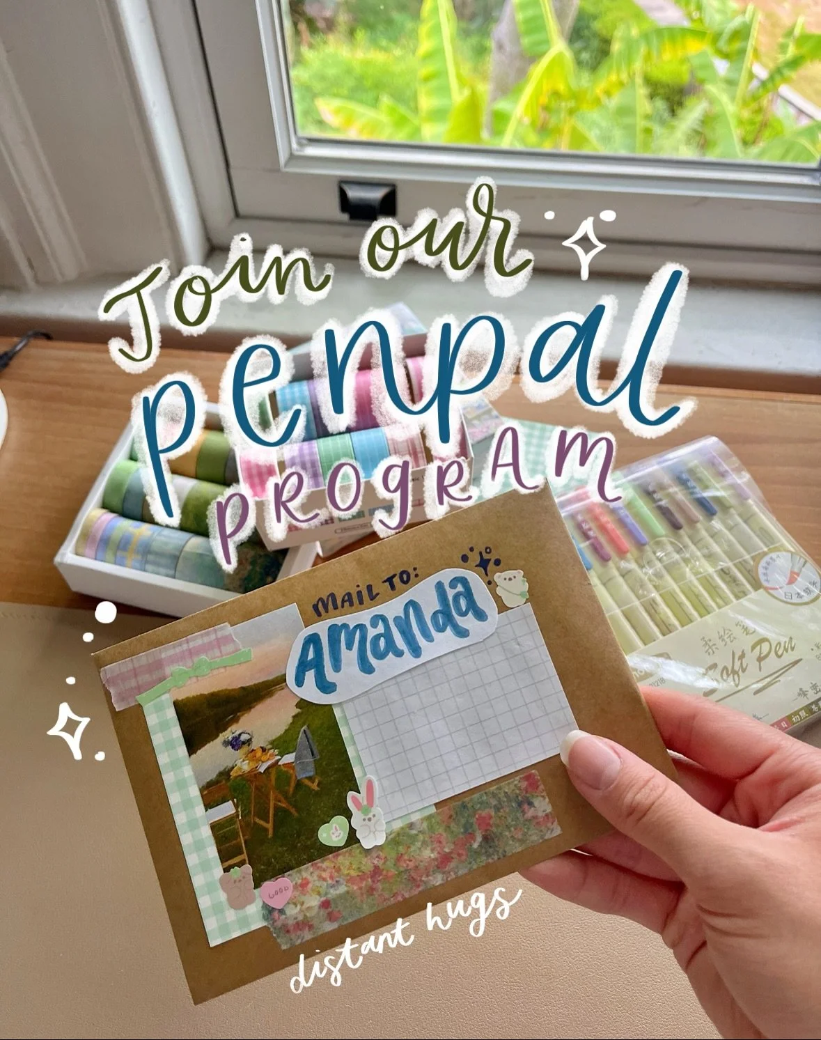 Want to start pen palling but don&rsquo;t know where to start? Sign up for our program to be matched with a pen pal! So far, we&rsquo;ve matched 30 pen pals coming from places like the U.S., Canada, New Zealand, and South Africa! 🌎 It&rsquo;s a grea