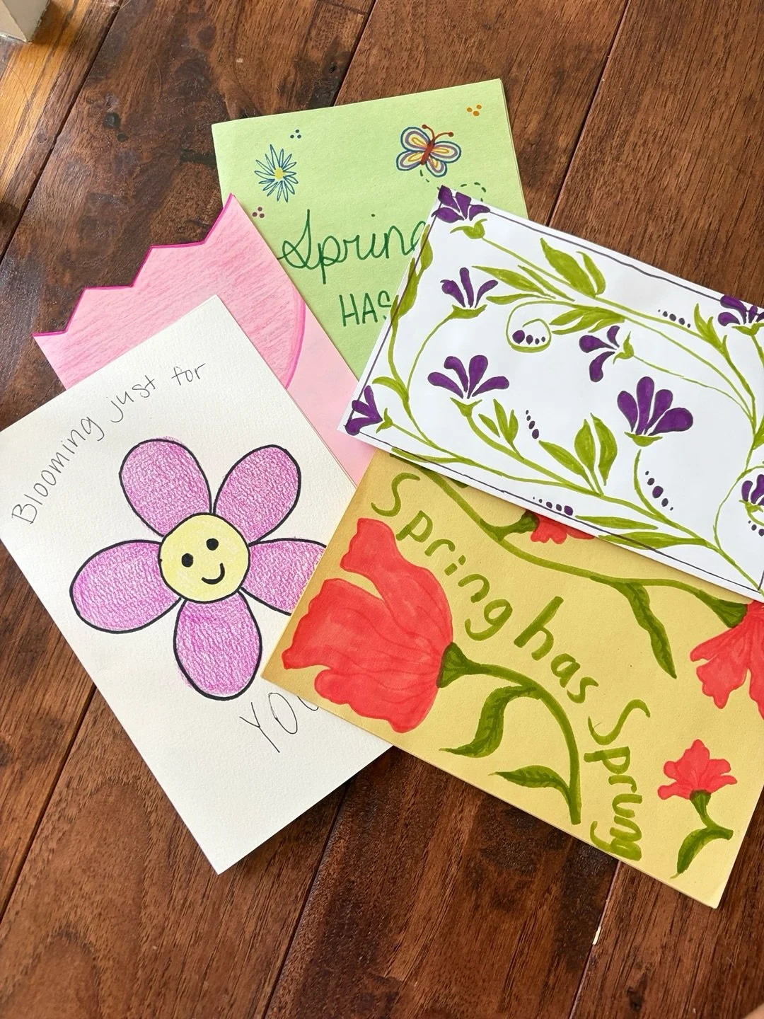 Isabella, our NJ chapter lead, sent us these lovely cards made by our NJ volunteers! 💌💫🪷🫧 #spring #springcards #cute #diy #volunteering